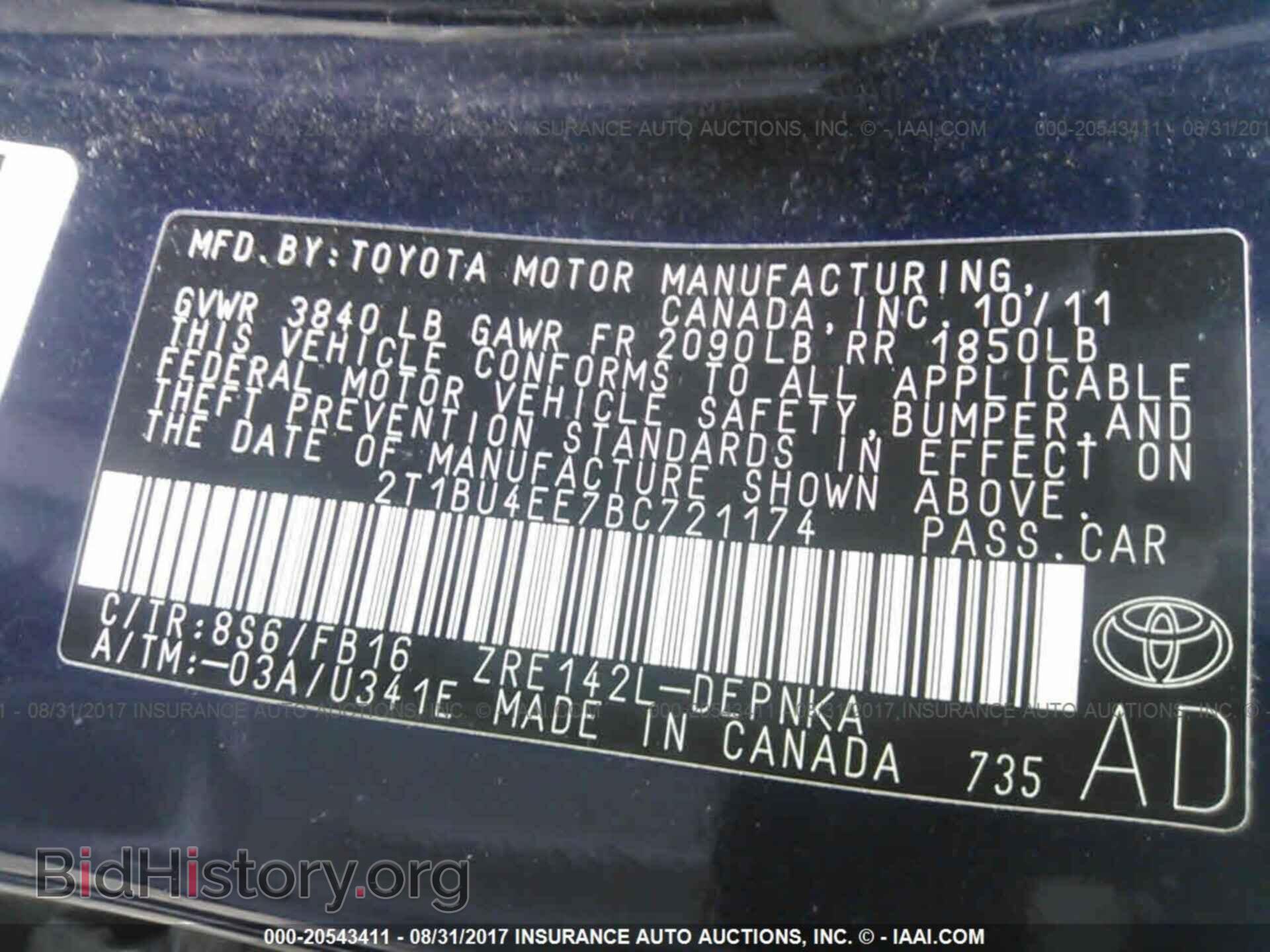 2011 Toyota Corolla - VIN: 2T1BU4EE7BC721174 - Photo 9