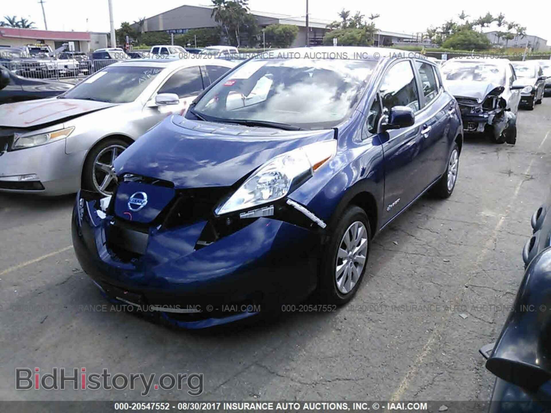 2017 Nissan Leaf - VIN: 1N4BZ0CP9HC310073 - Фото 2