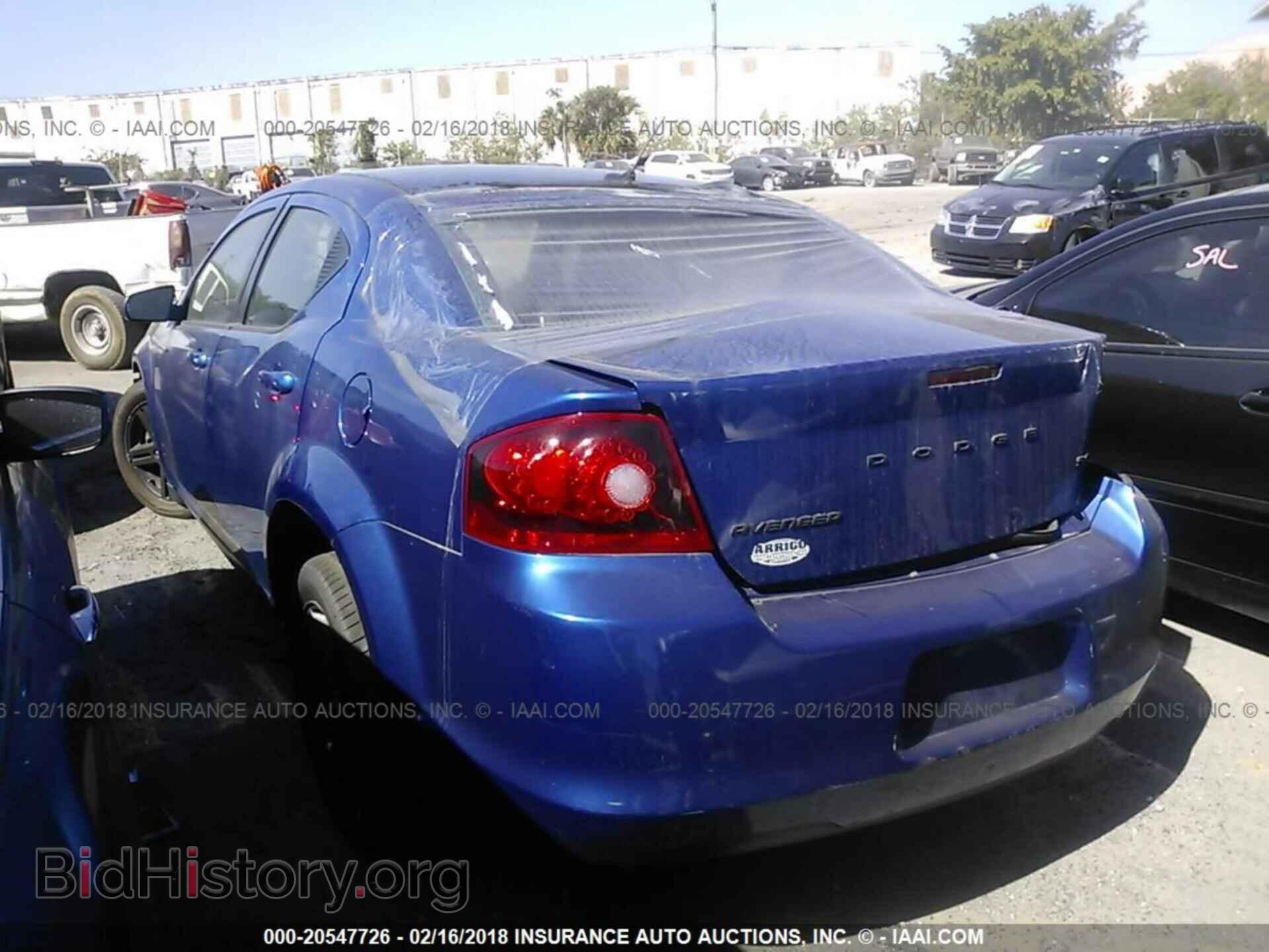 2012 Dodge Avenger - VIN: 1C3CDZCB3CN198619 - Фото 3