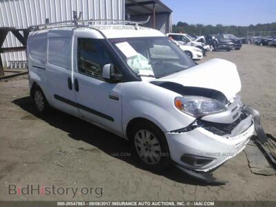 2016 RAM PROMASTER, white — VIN ZFBERFBT2G6C19044, IAAI