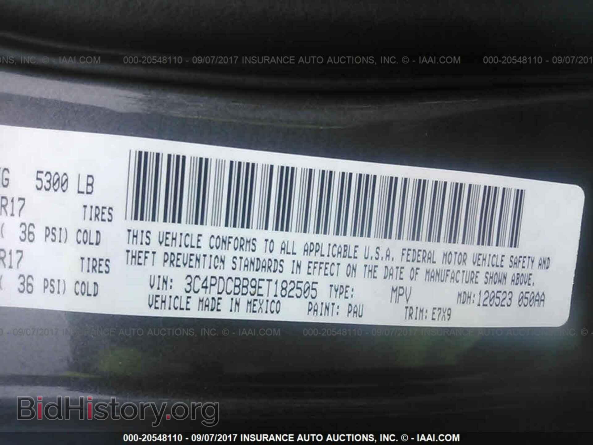 2014 Dodge Journey - VIN: 3C4PDCBB9ET182505 - Photo 9