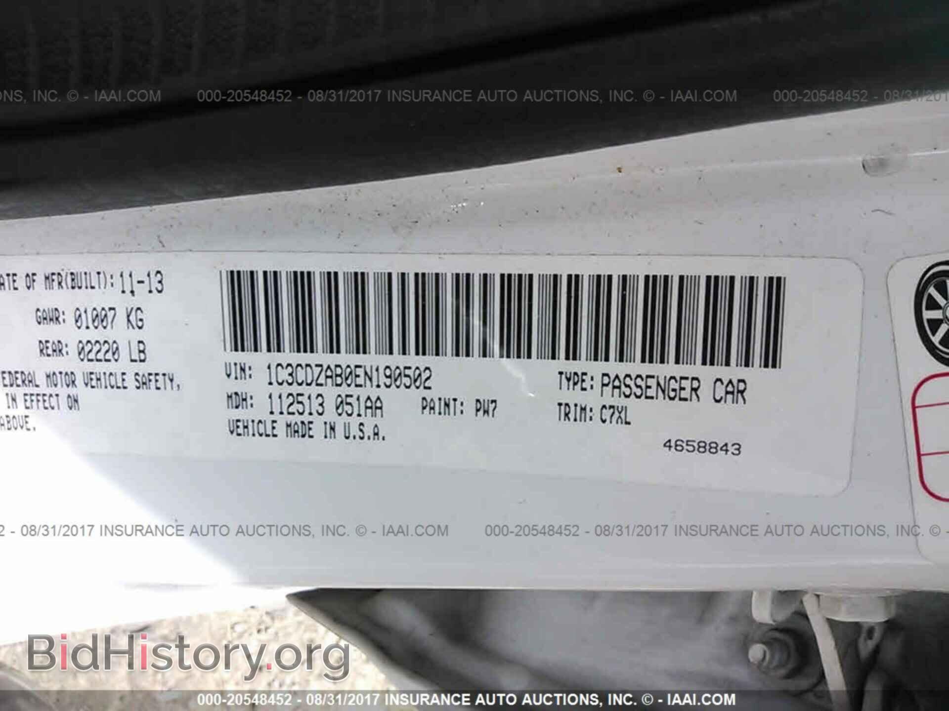 2014 Dodge Avenger - VIN: 1C3CDZAB0EN190502 - Photo 9