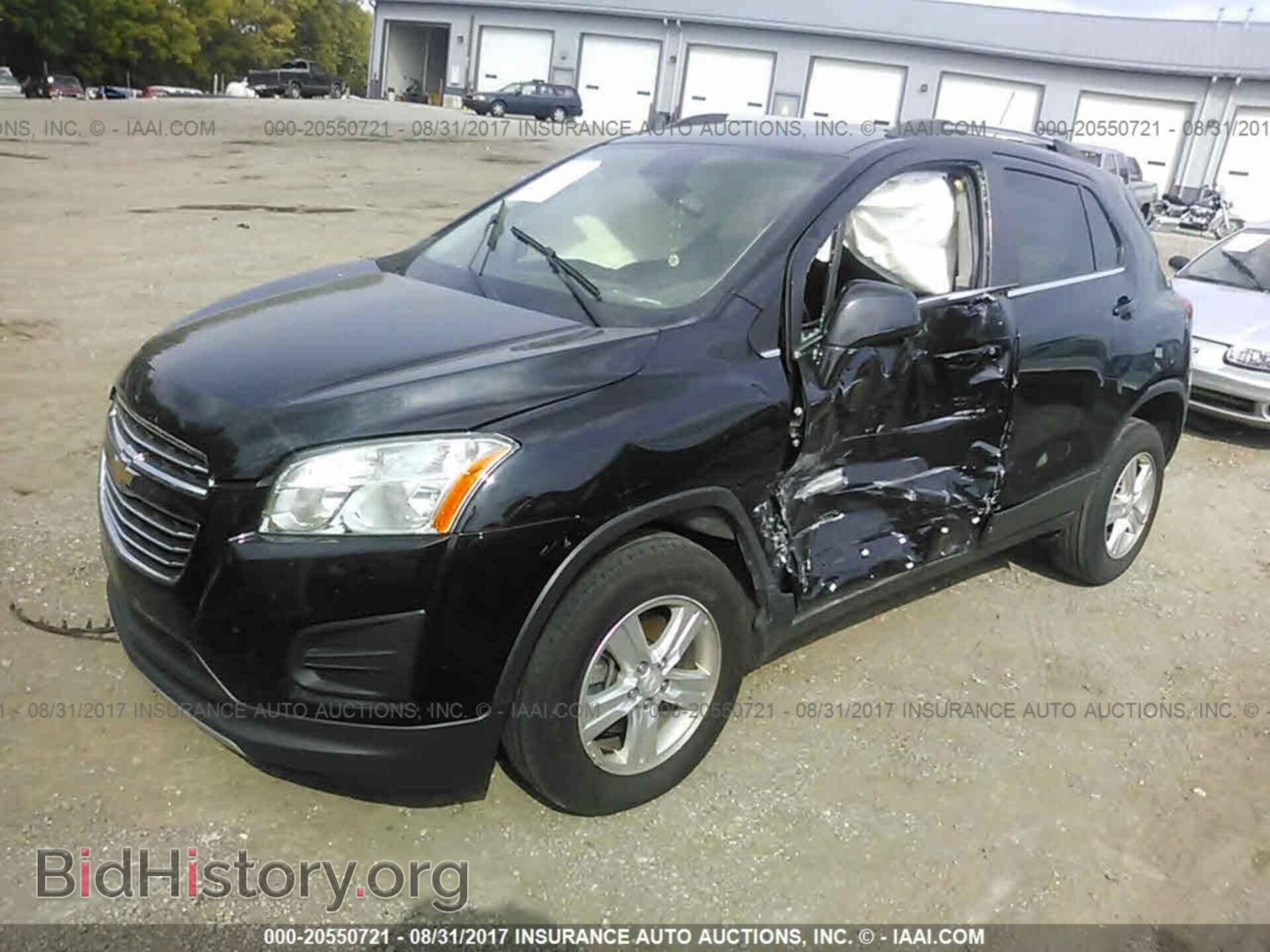 2015 Chevrolet Trax - VIN: 3GNCJRSB0FL180595 - Фото 2