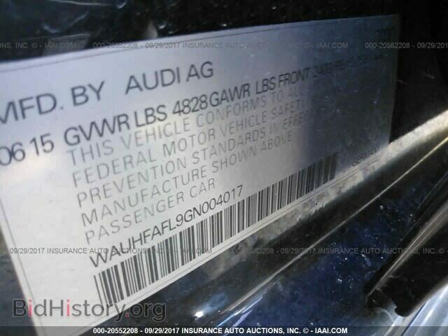 2016 Audi A4 - VIN: WAUHFAFL9GN004017 - Фото 9