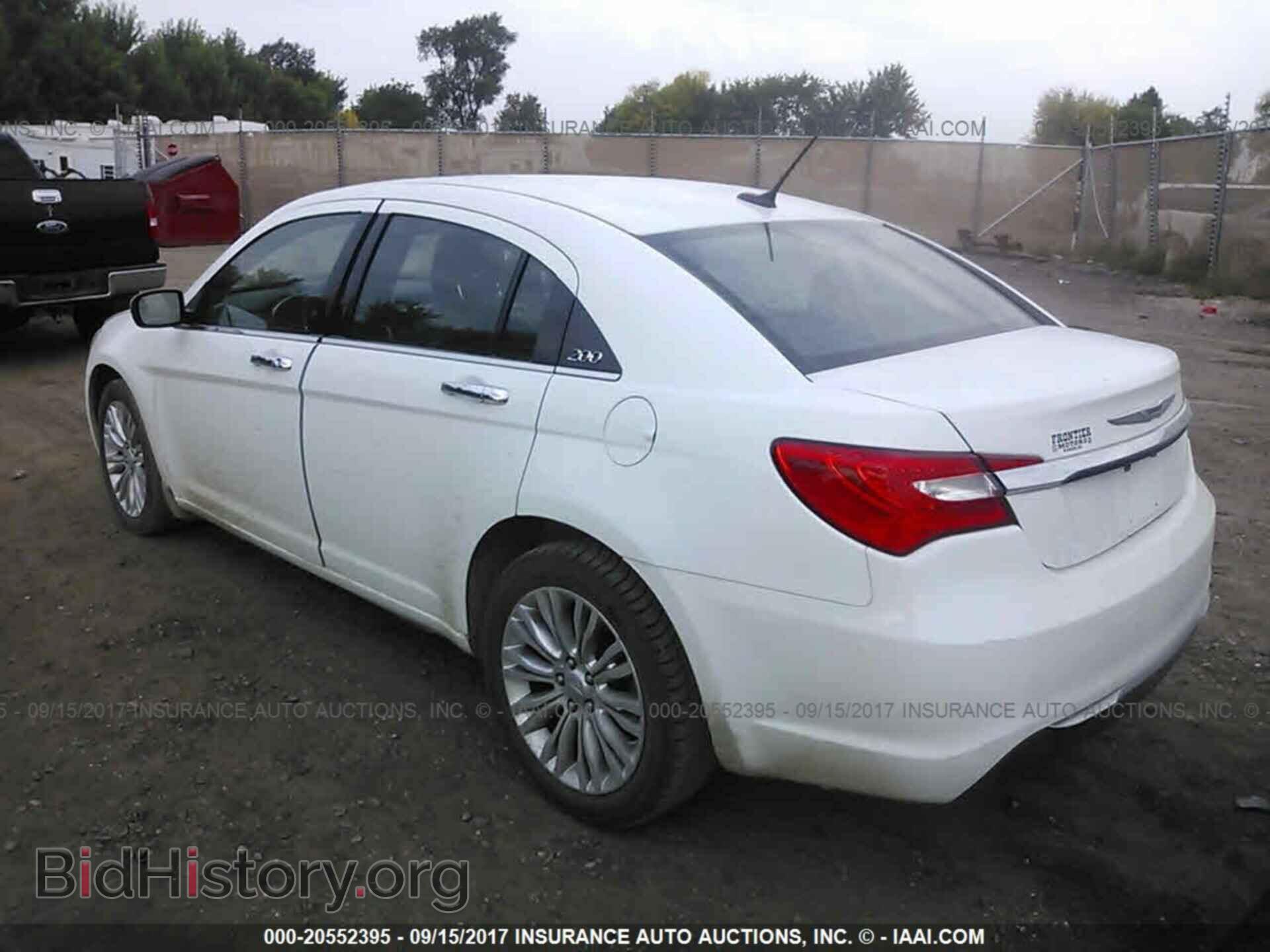 2012 Chrysler 200 - VIN: 1C3CCBCB8CN129273 - Фото 3