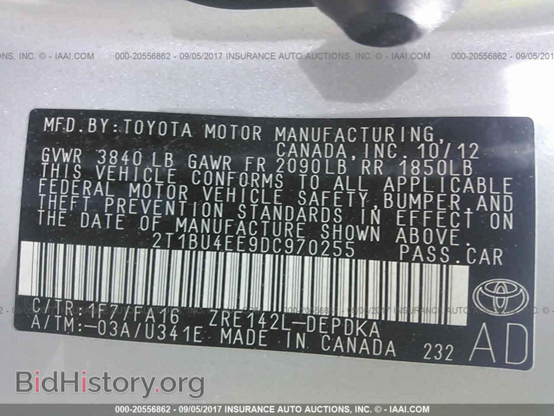2013 Toyota Corolla - VIN: 2T1BU4EE9DC970255 - Photo 9