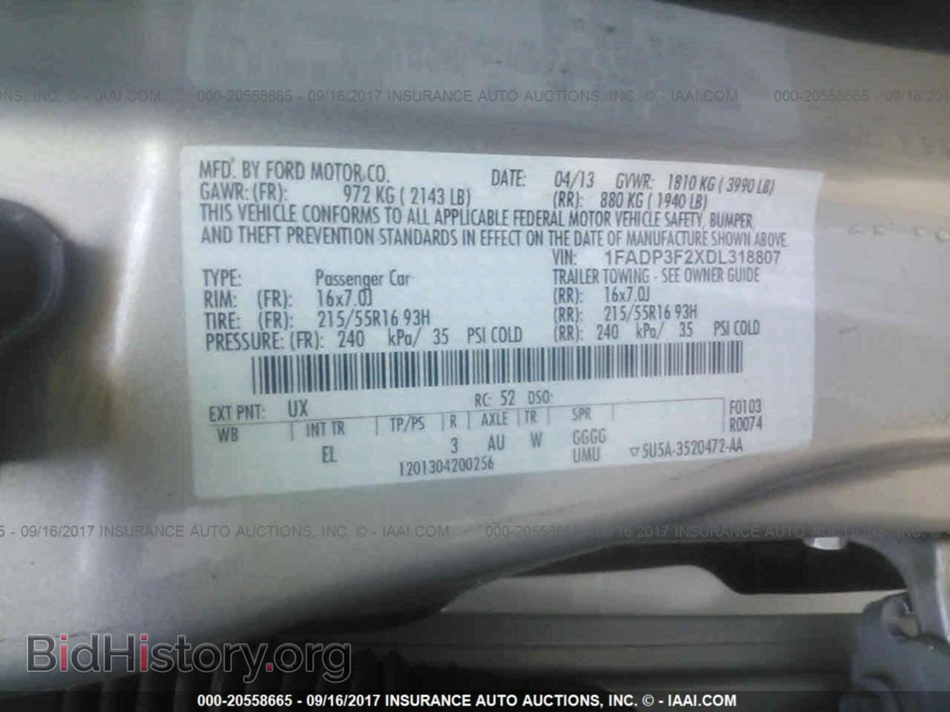 2013 Ford Focus - VIN: 1FADP3F2XDL318807 - Photo 9