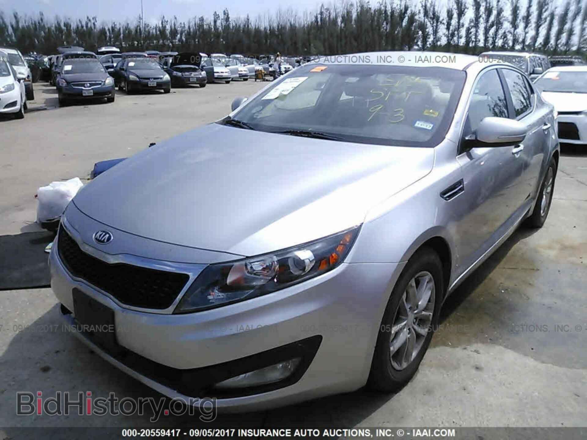 2013 Kia Optima - VIN: KNAGM4A76D5351250 - Photo 2