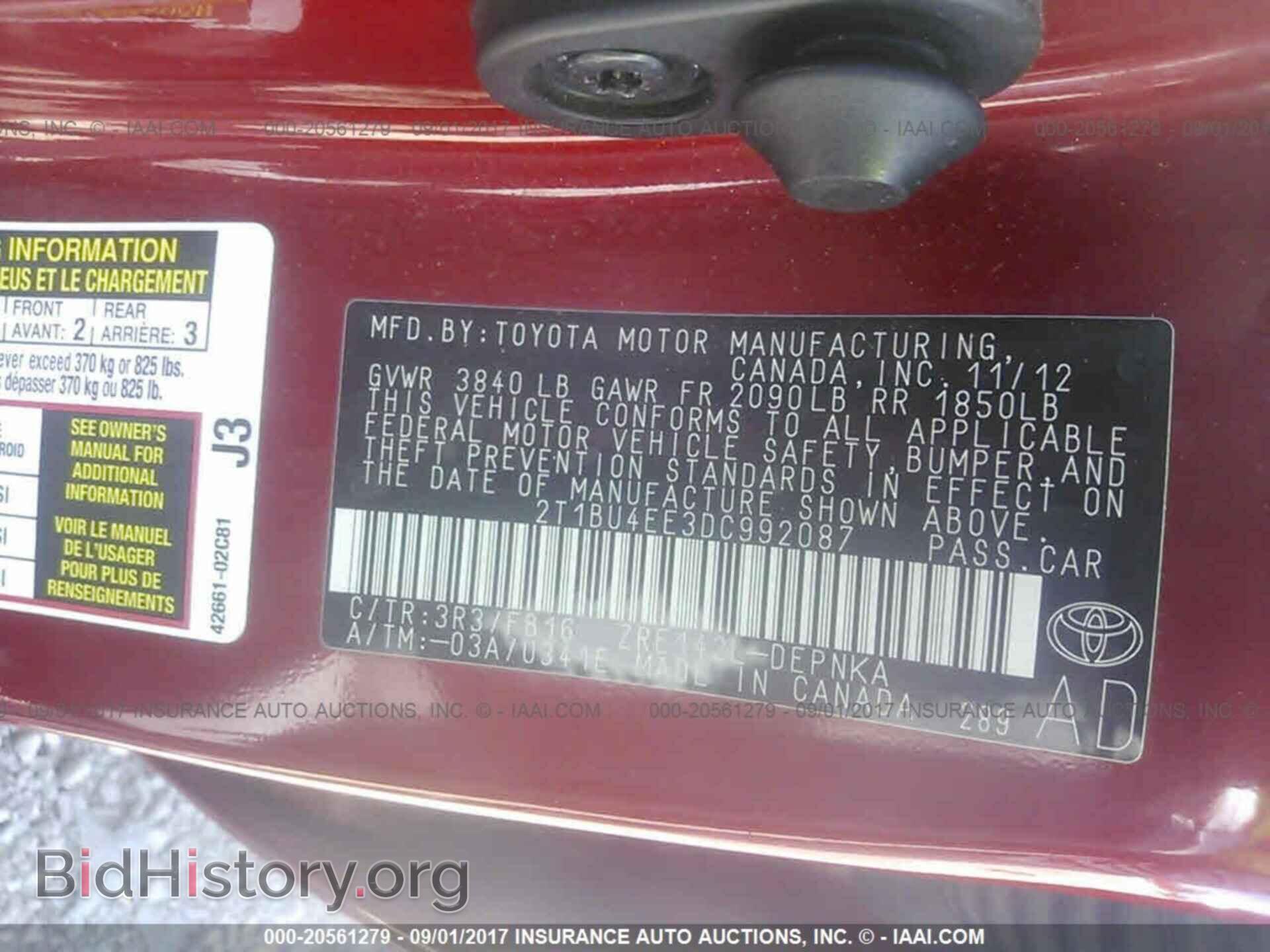 2013 Toyota Corolla - VIN: 2T1BU4EE3DC992087 - Photo 9