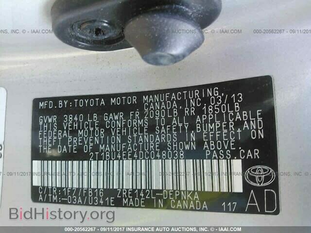 2013 Toyota Corolla - VIN: 2T1BU4EE4DC048038 - Photo 9