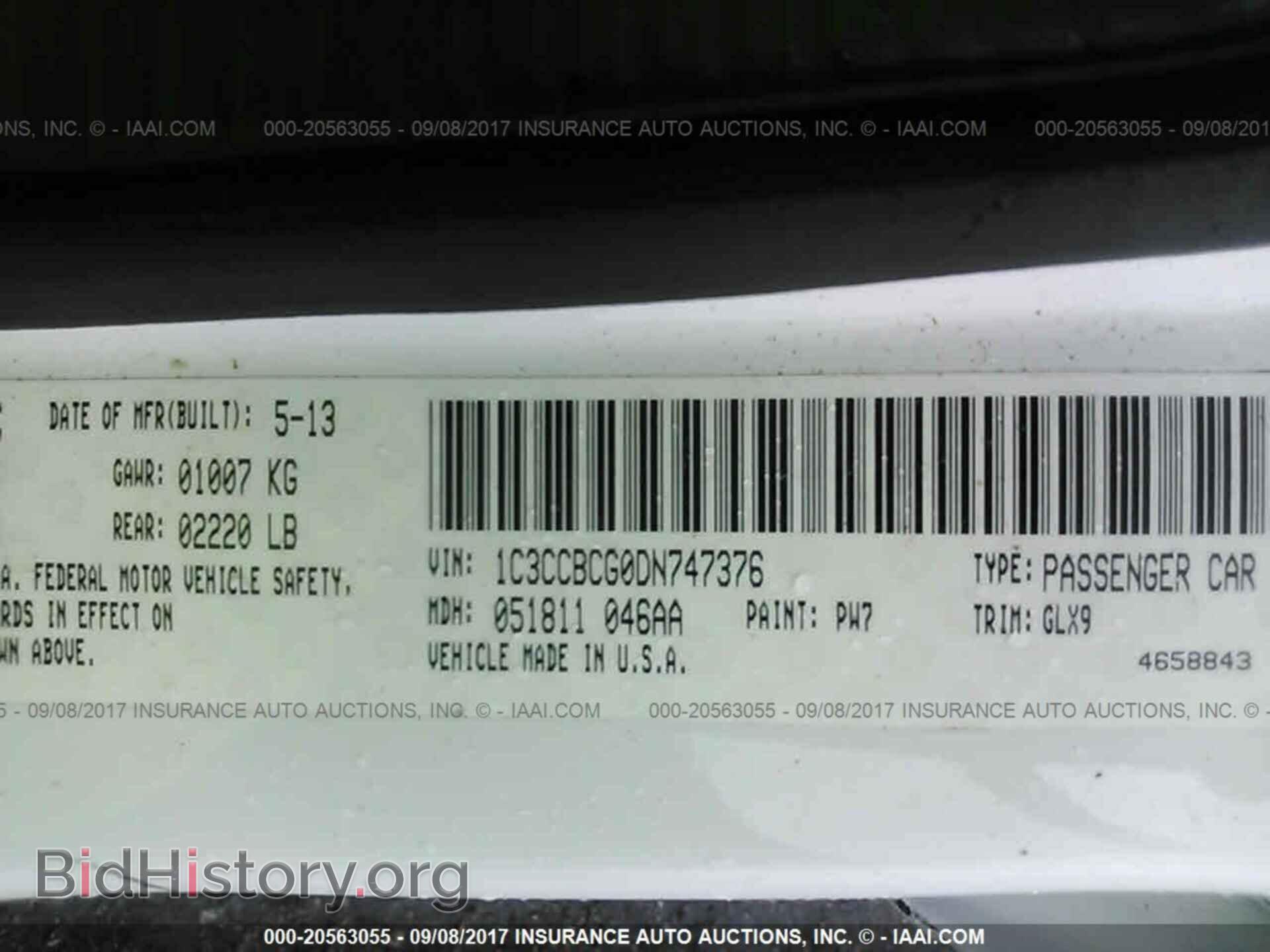 2013 Chrysler 200 - VIN: 1C3CCBCG0DN747376 - Photo 9