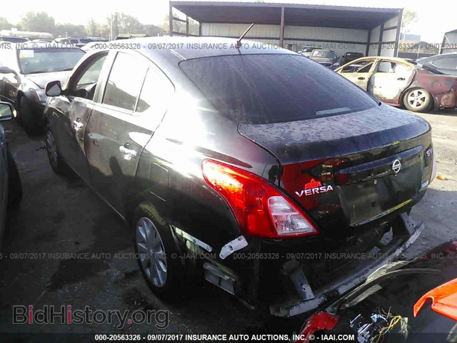 2012 Nissan Versa - VIN: 3N1CN7AP1CL801078 - Фото 3