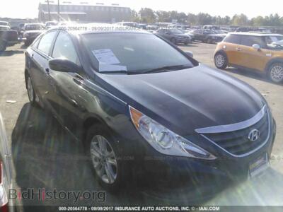 2014 Hyundai SONATA, черный — VIN 5NPEB4AC8EH903037, IAAI
