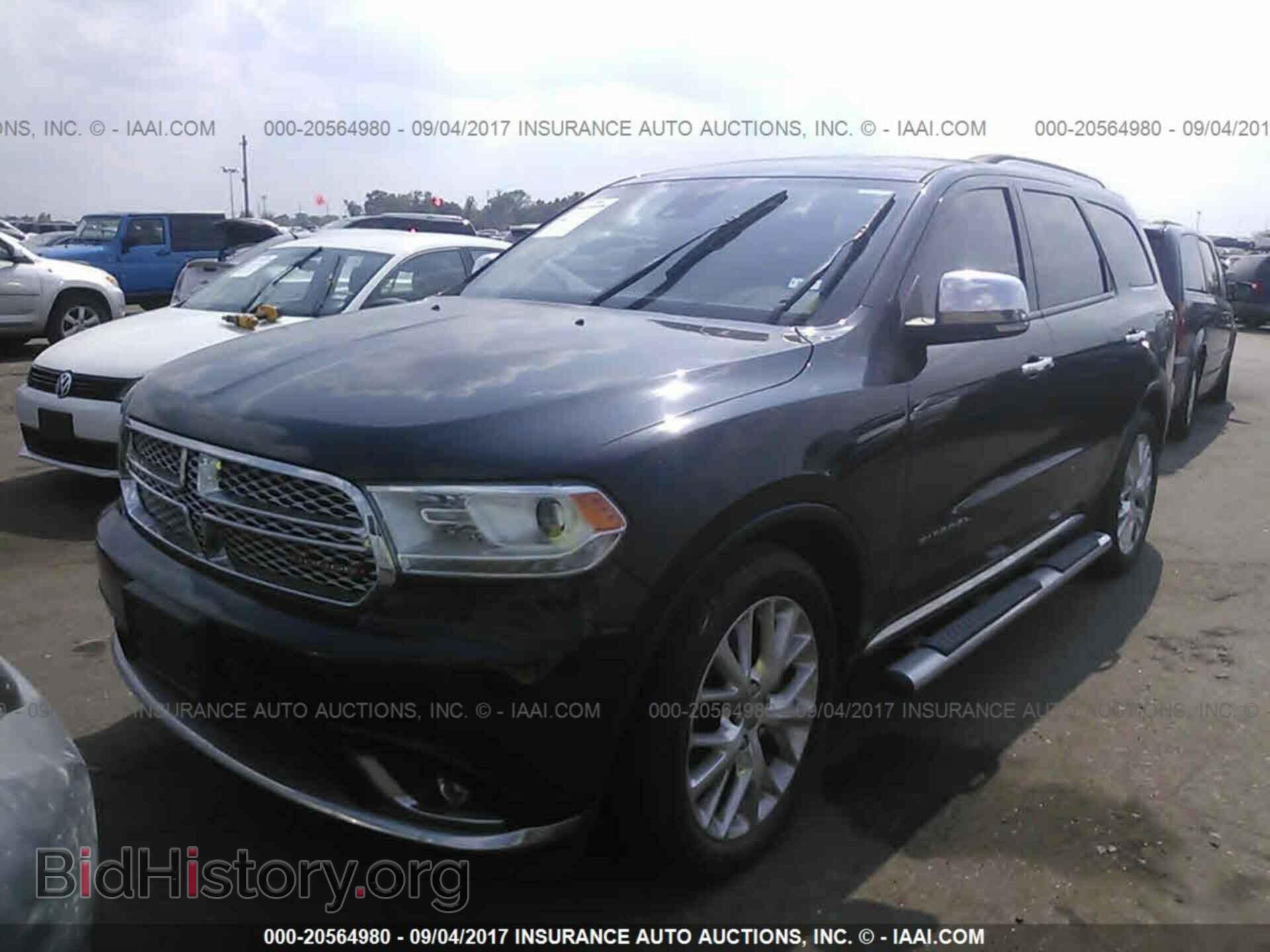 2014 Dodge Durango - VIN: 1C4SDHET3EC593535 - Фото 2