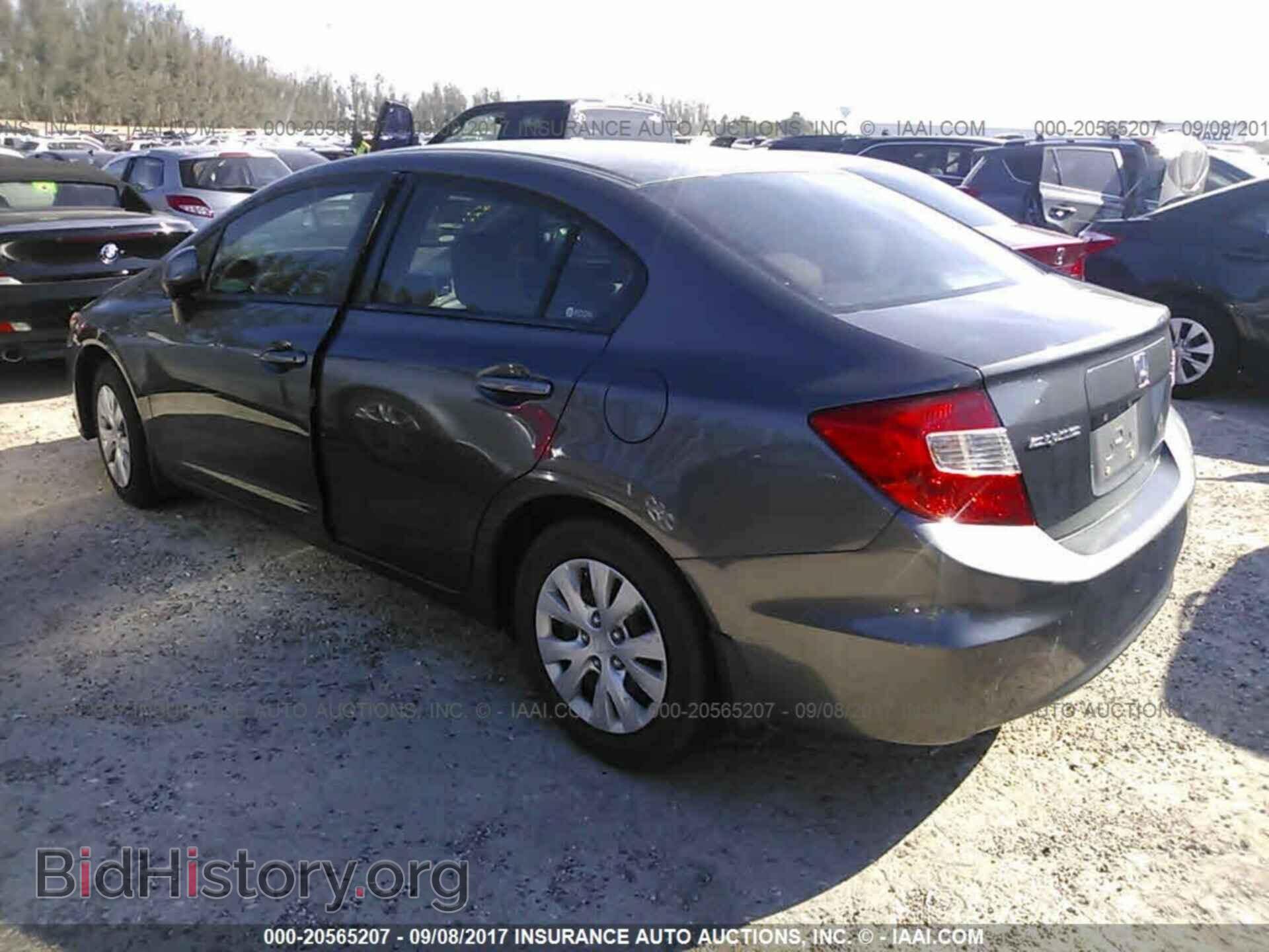 2012 Honda Civic - VIN: 2HGFB2F57CH333557 - Фото 3
