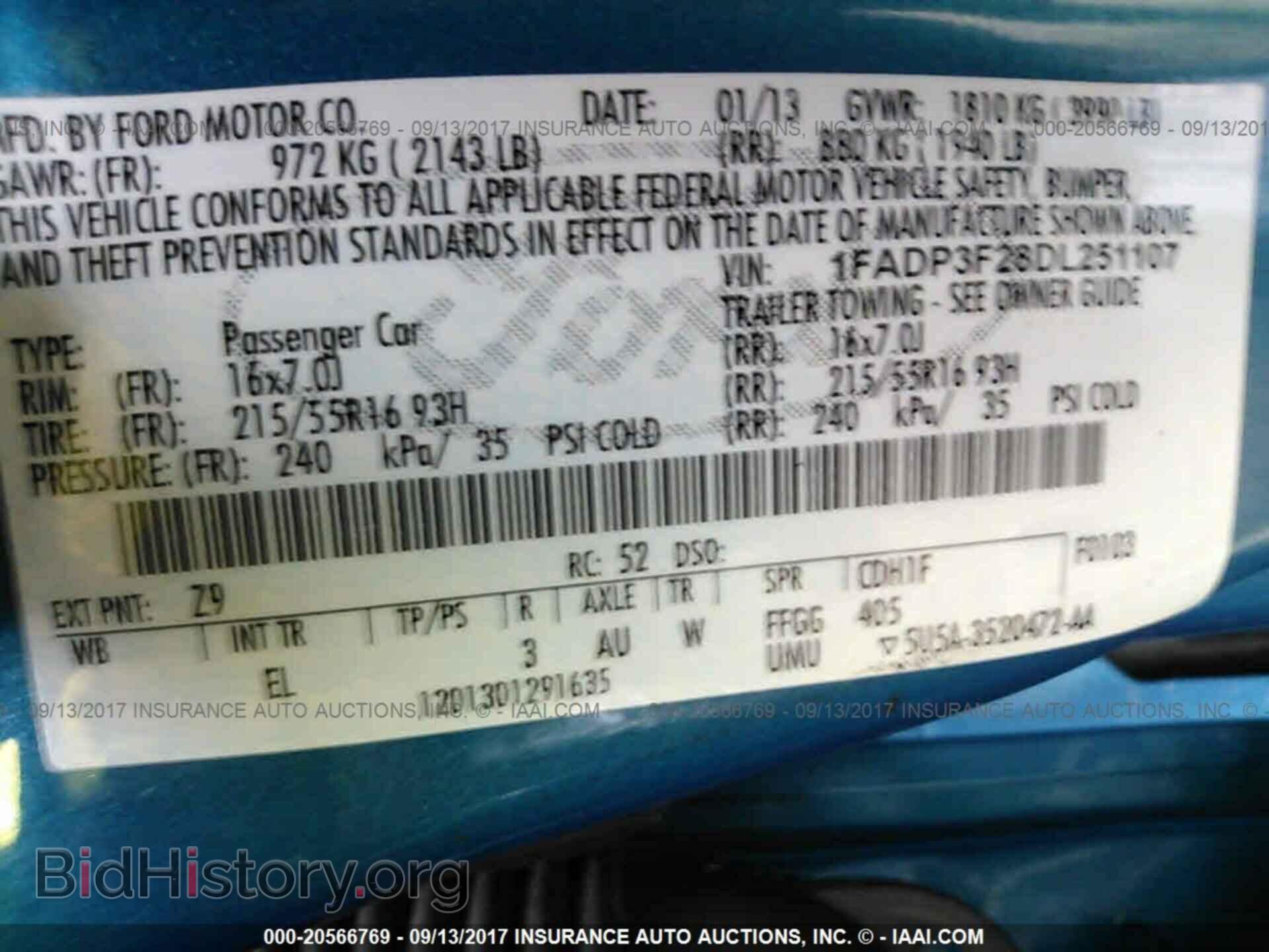 2013 Ford Focus - VIN: 1FADP3F28DL251107 - Photo 9