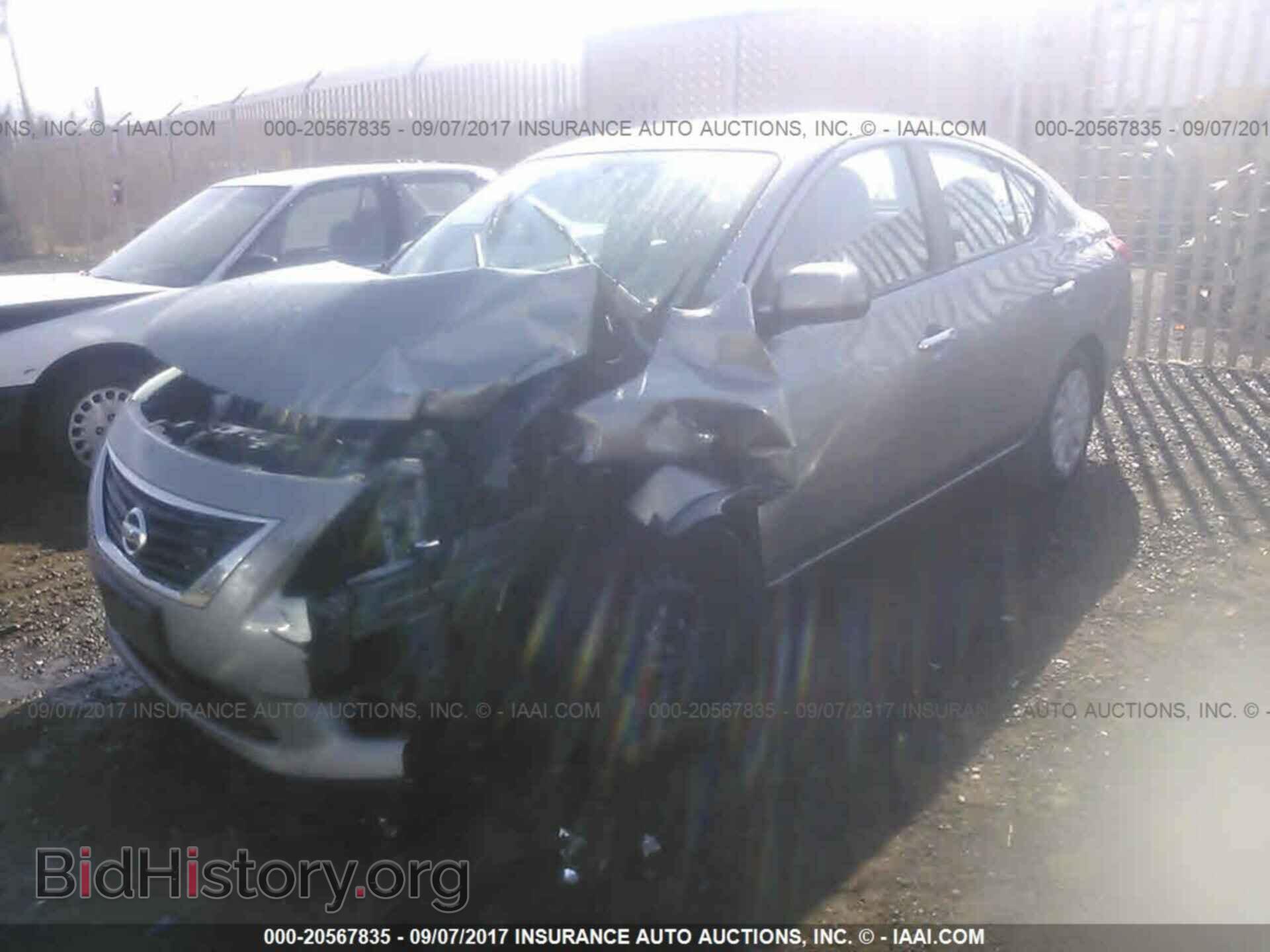 2012 Nissan Versa - VIN: 3N1CN7AP0CL890884 - Фото 2