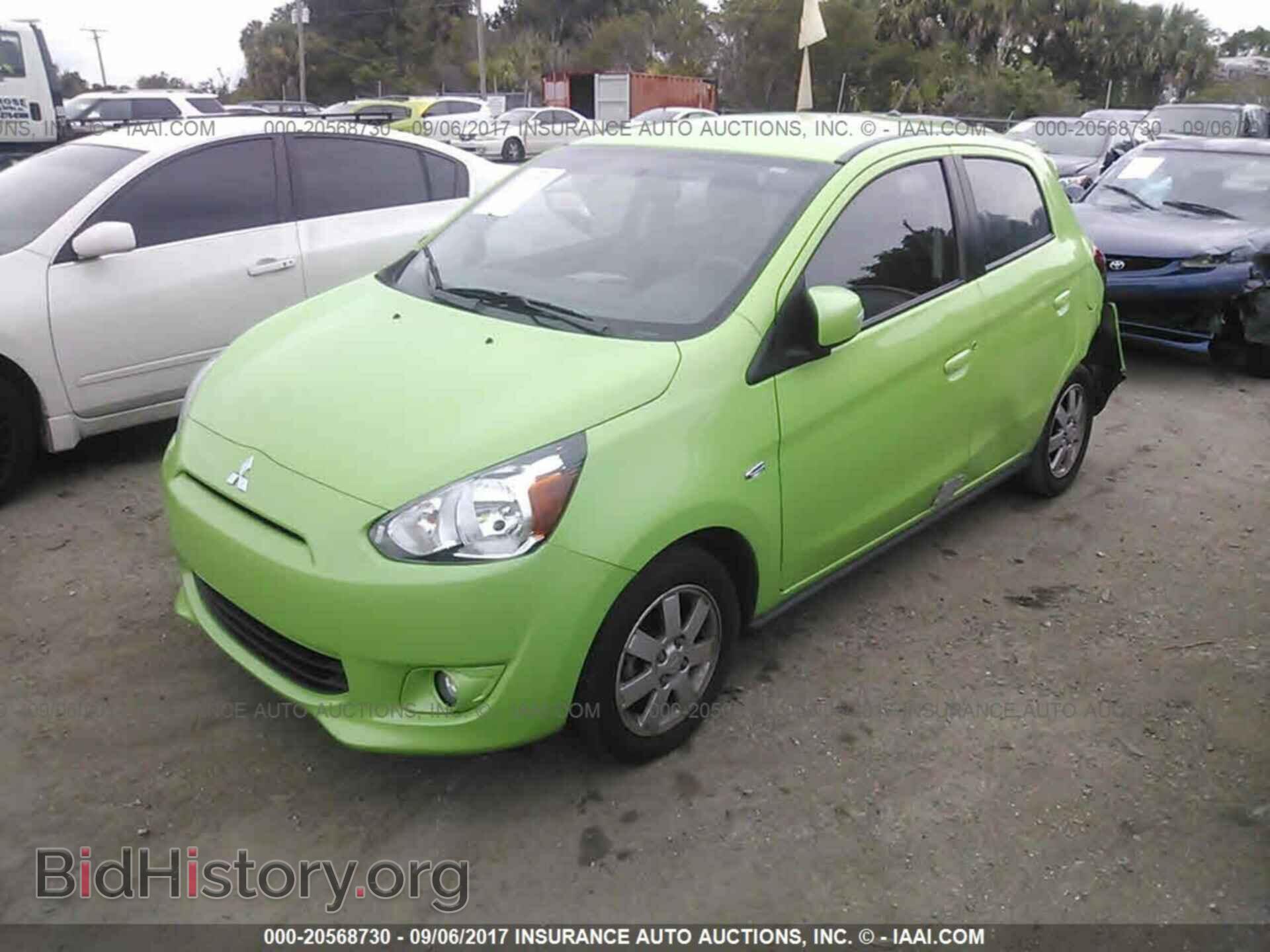 2015 Mitsubishi Mirage - VIN: ML32A4HJ4FH004561 - Фото 2