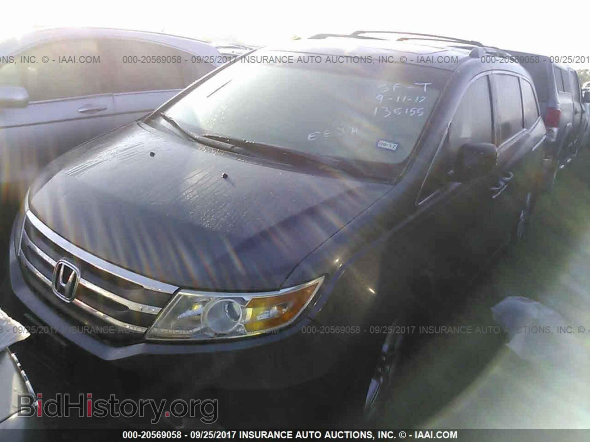 2012 Honda Odyssey - VIN: 5FNRL5H95CB135155 - Фото 2