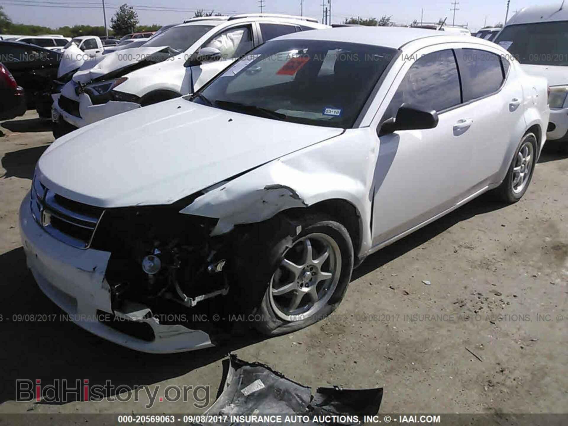 2012 Dodge Avenger - VIN: 1C3CDZAB3CN221481 - Фото 2