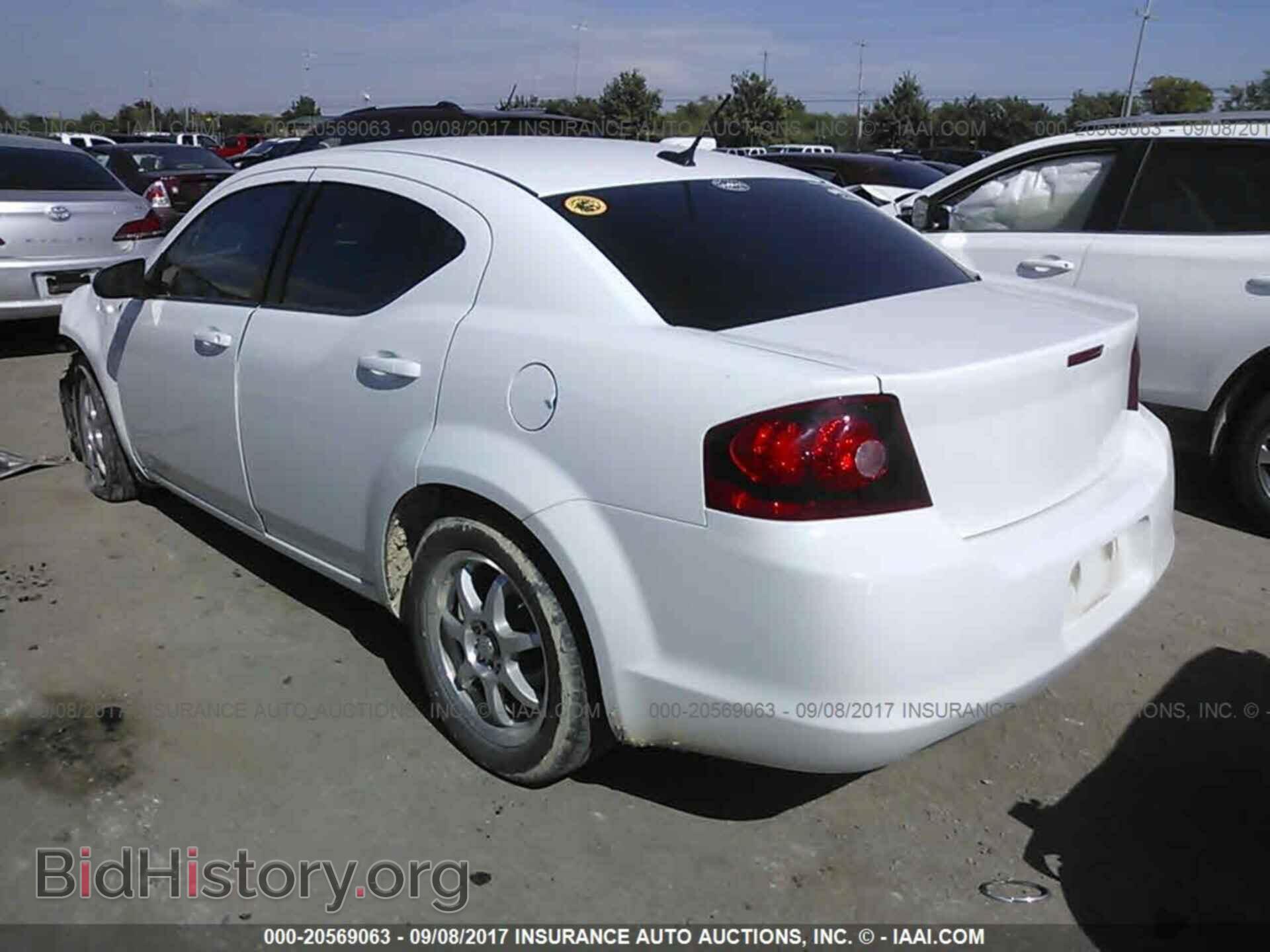 2012 Dodge Avenger - VIN: 1C3CDZAB3CN221481 - Фото 3