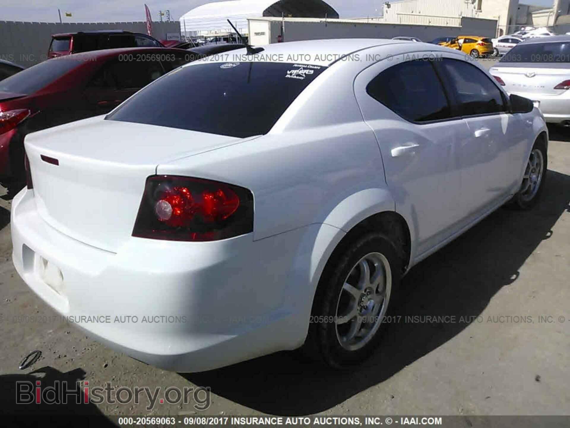 2012 Dodge Avenger - VIN: 1C3CDZAB3CN221481 - Фото 4