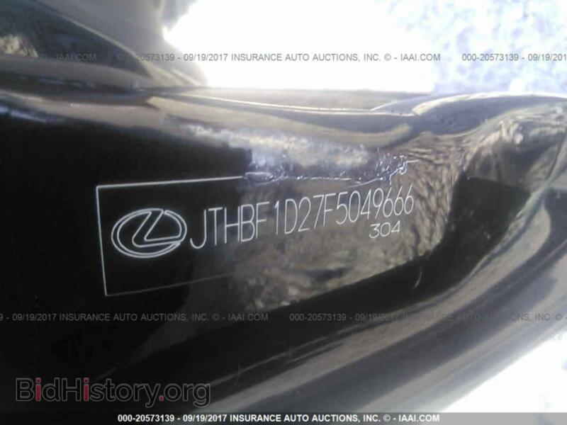 2015 Lexus IS (VIN JTHBF1D27F5049666) — фото 9 из 10