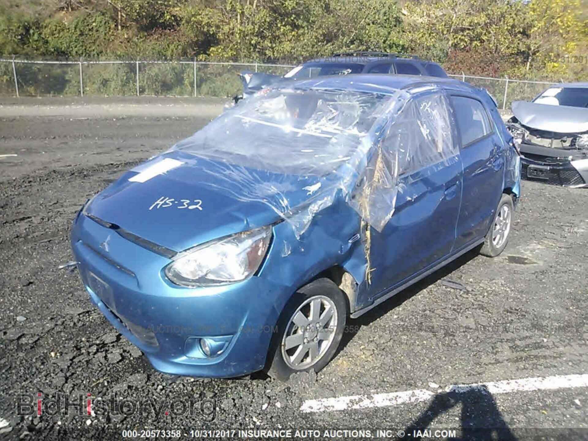 2015 Mitsubishi Mirage - VIN: ML32A4HJ6FH057018 - Фото 2