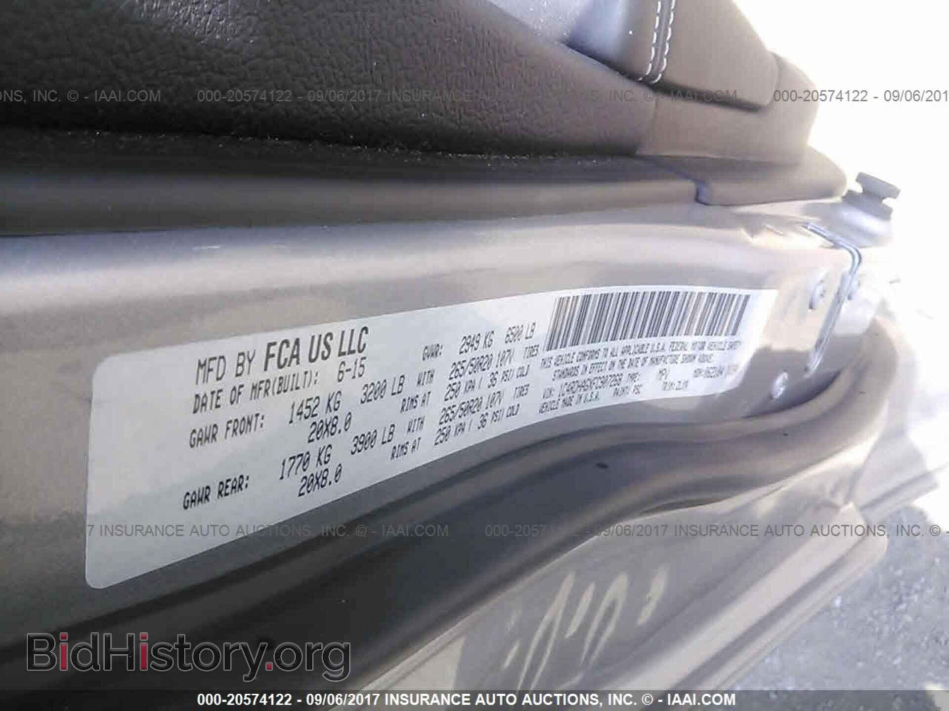2015 Dodge Durango - VIN: 1C4RDHAGXFC907268 - Фото 9