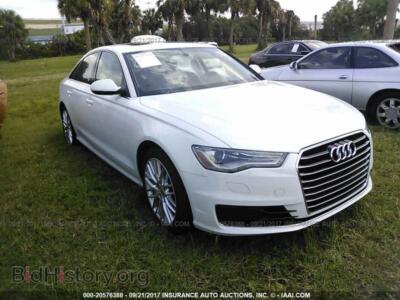 2016 Audi A6, белый — VIN WAUCFAFC4GN041647, IAAI