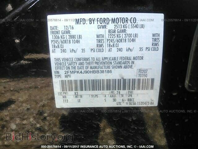 2017 Ford Edge - VIN: 2FMPK4J90HBB38186 - Photo 9