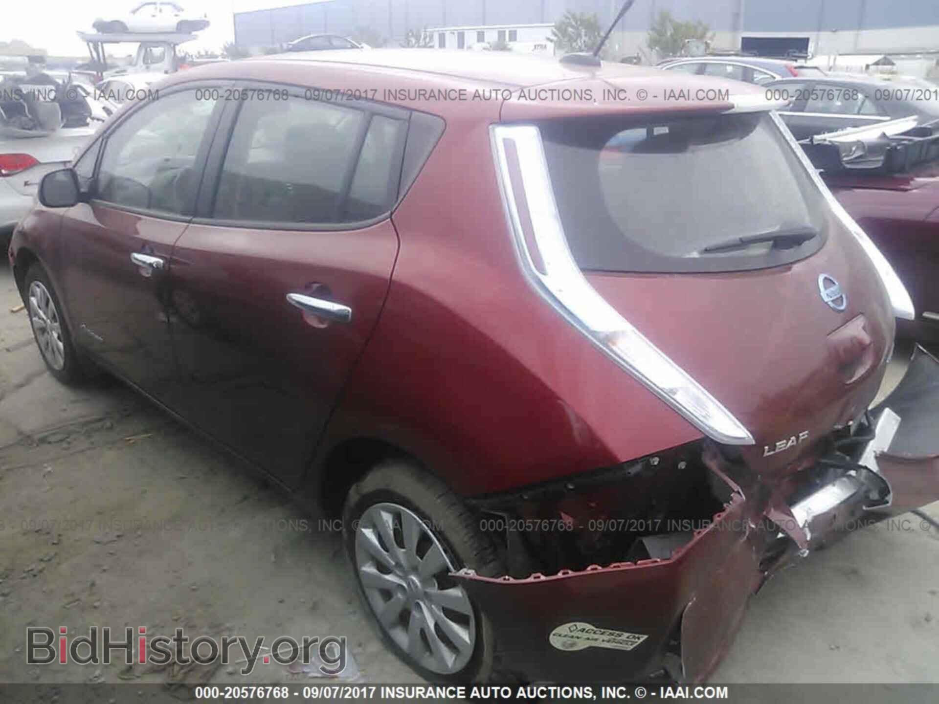2014 Nissan Leaf - VIN: 1N4AZ0CP7EC333357 - Фото 3