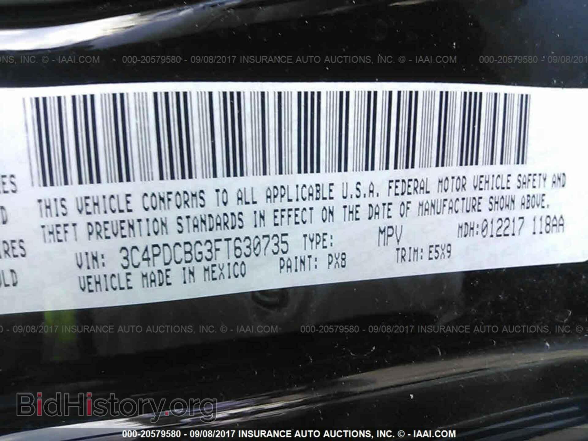 2015 Dodge Journey - VIN: 3C4PDCBG3FT630735 - Photo 9