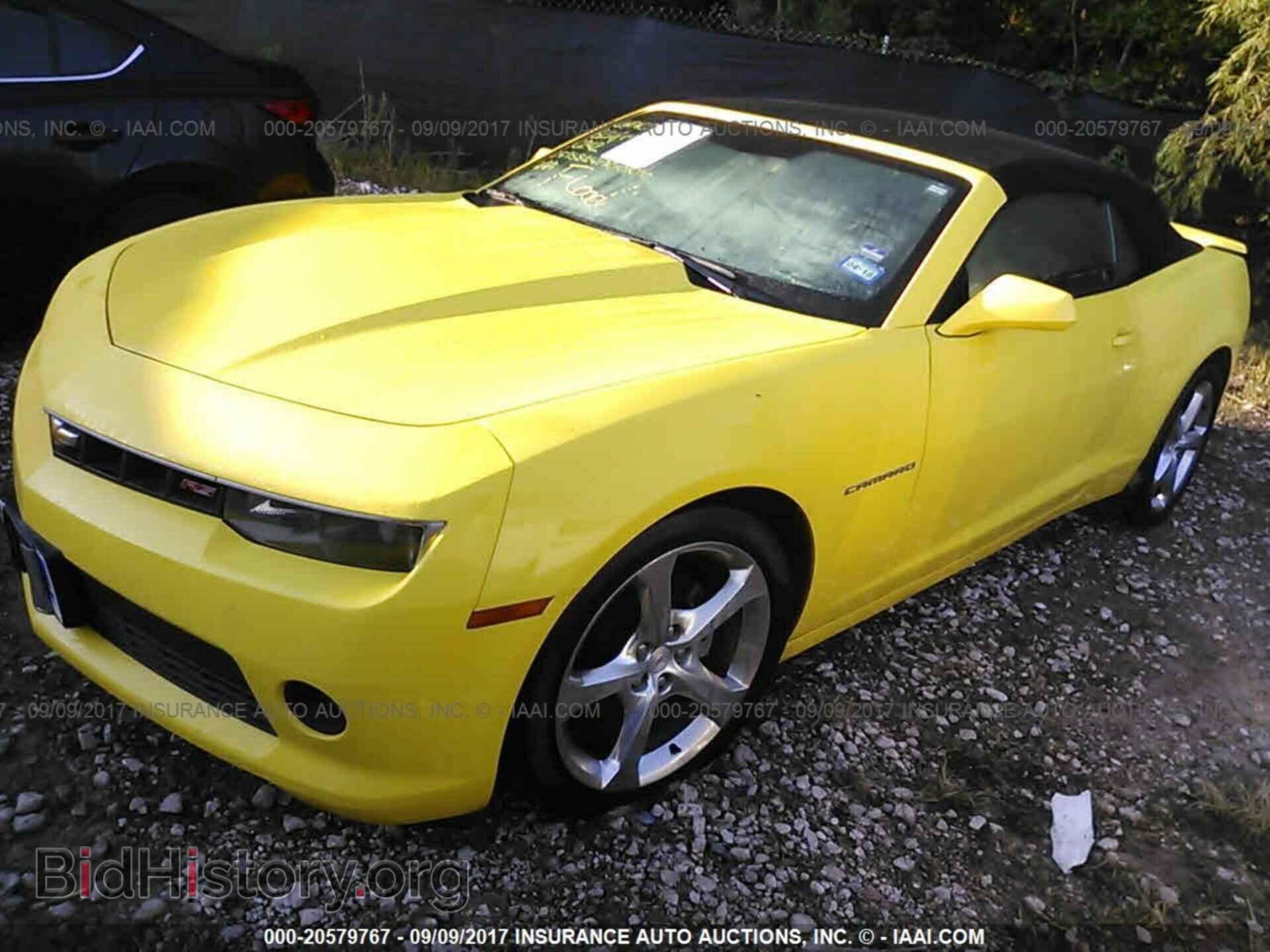 2015 Chevrolet Camaro - VIN: 2G1FF3D31F9218681 - Фото 2