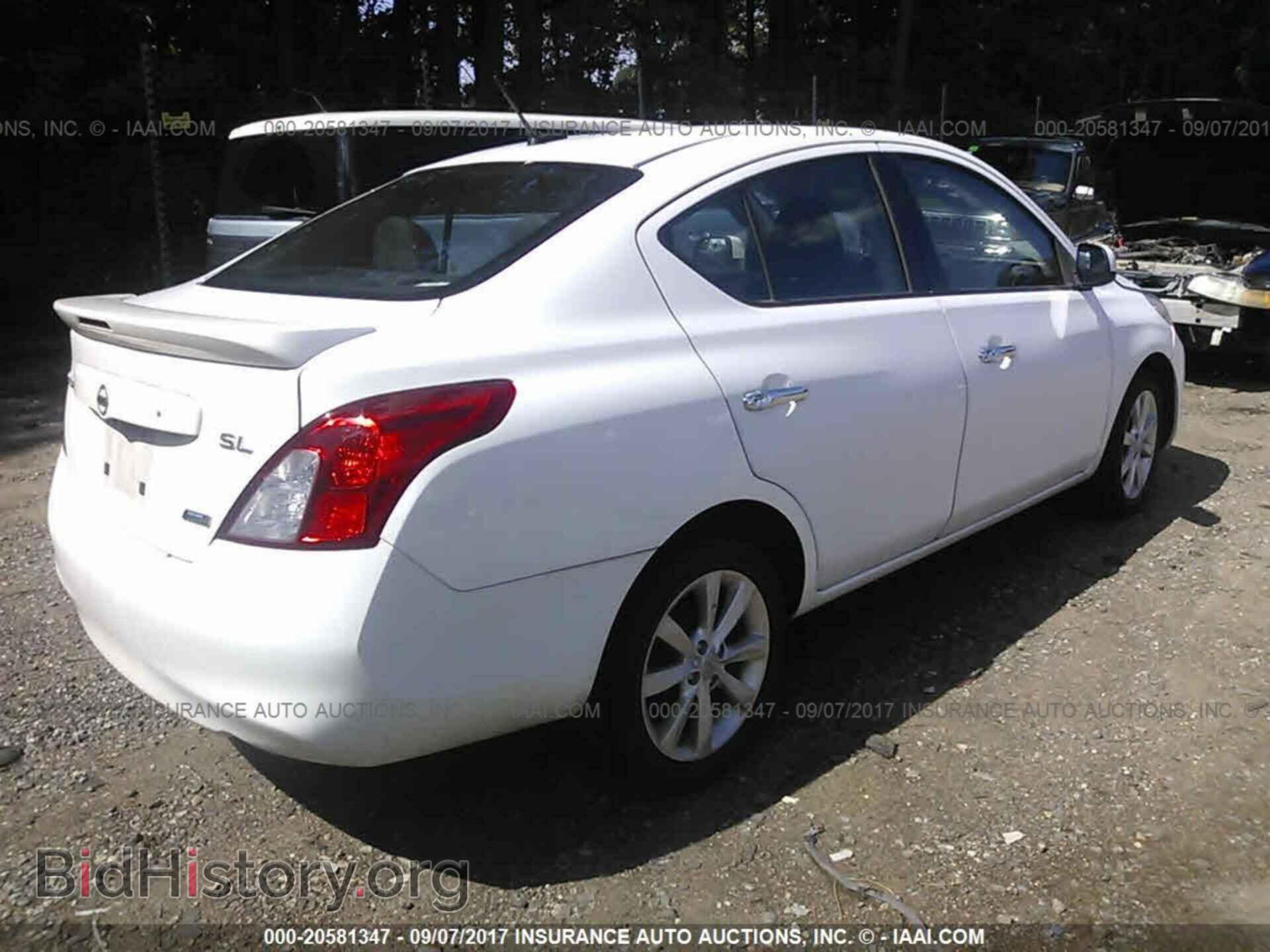 2014 Nissan Versa - VIN: 3N1CN7AP9EL801932 - Фото 4