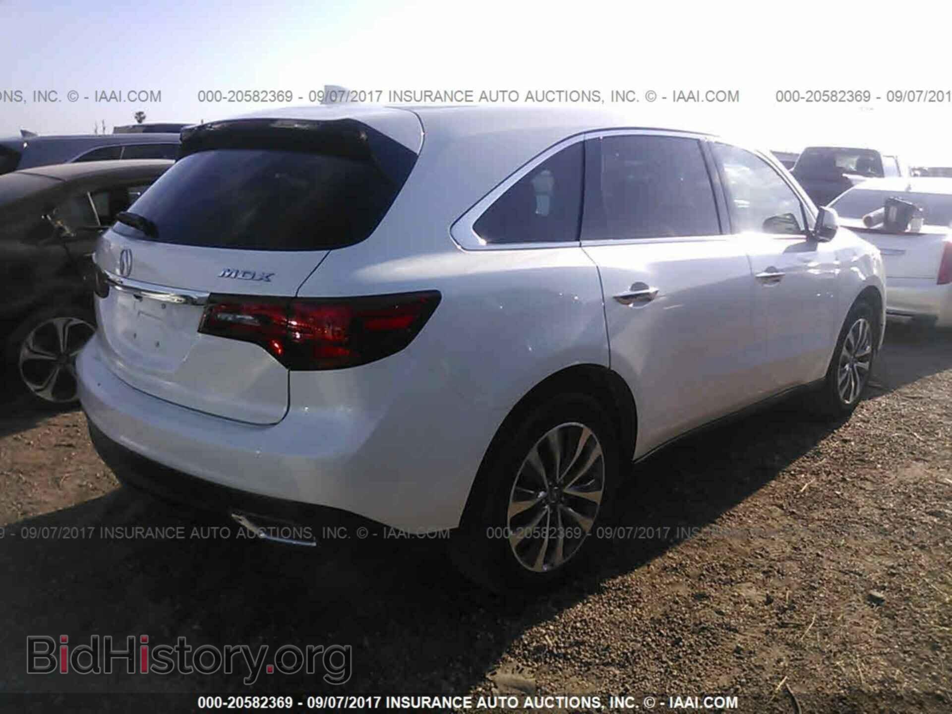 2014 Acura Mdx - VIN: 5FRYD3H42EB014831 - Фото 4