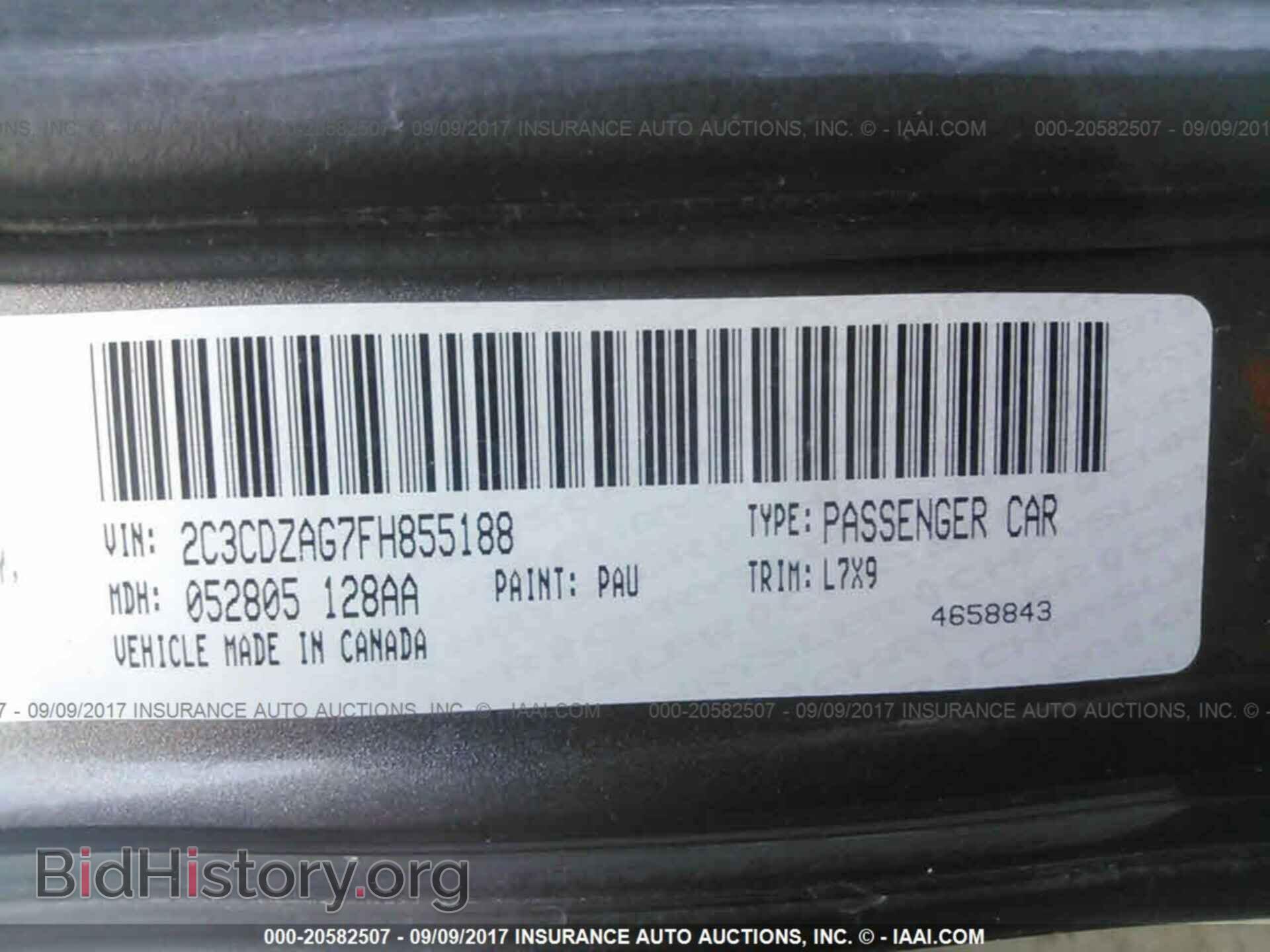 2015 Dodge Challenger - VIN: 2C3CDZAG7FH855188 - Photo 9