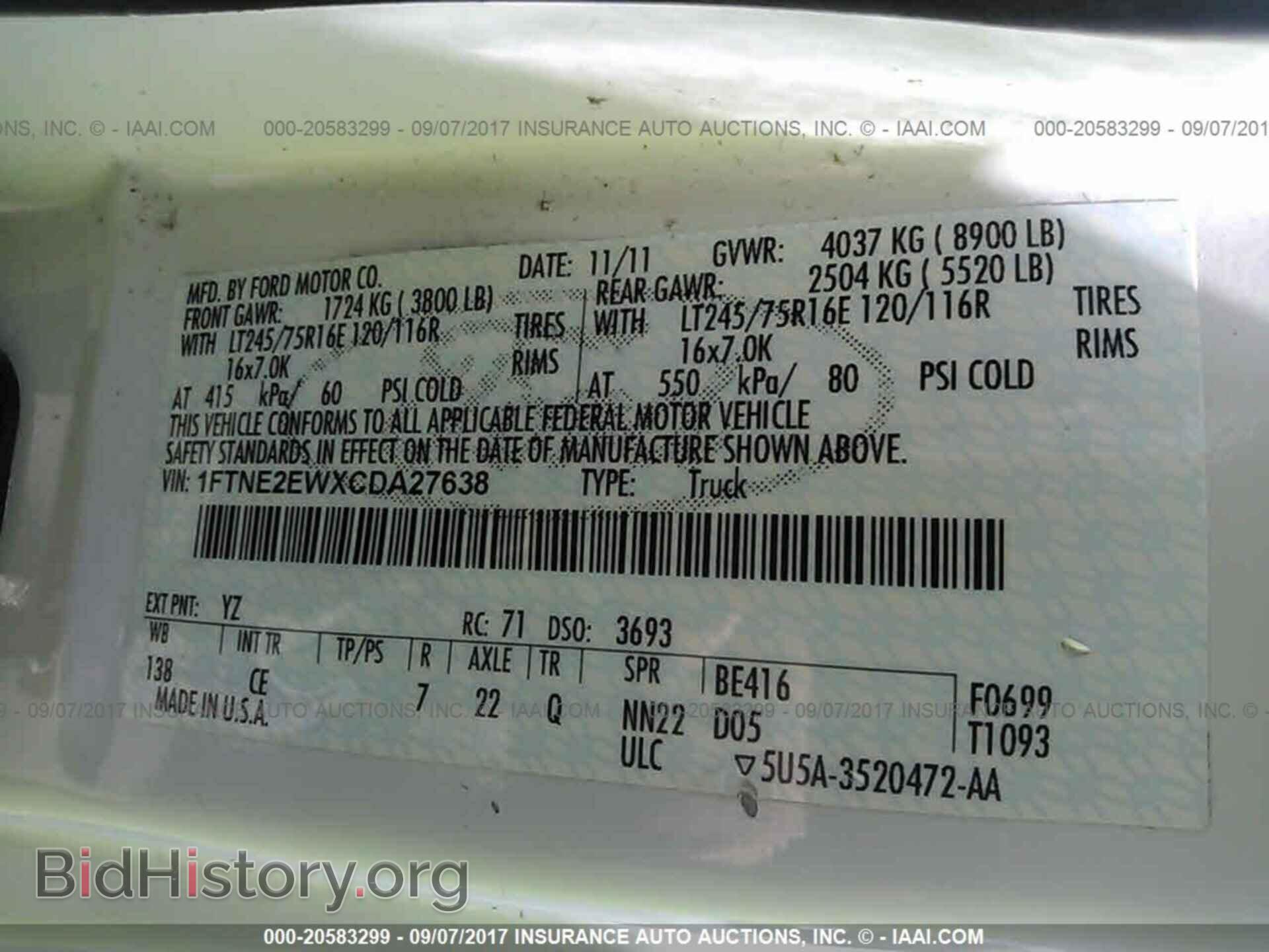 2012 Ford Econoline - VIN: 1FTNE2EWXCDA27638 - Photo 9