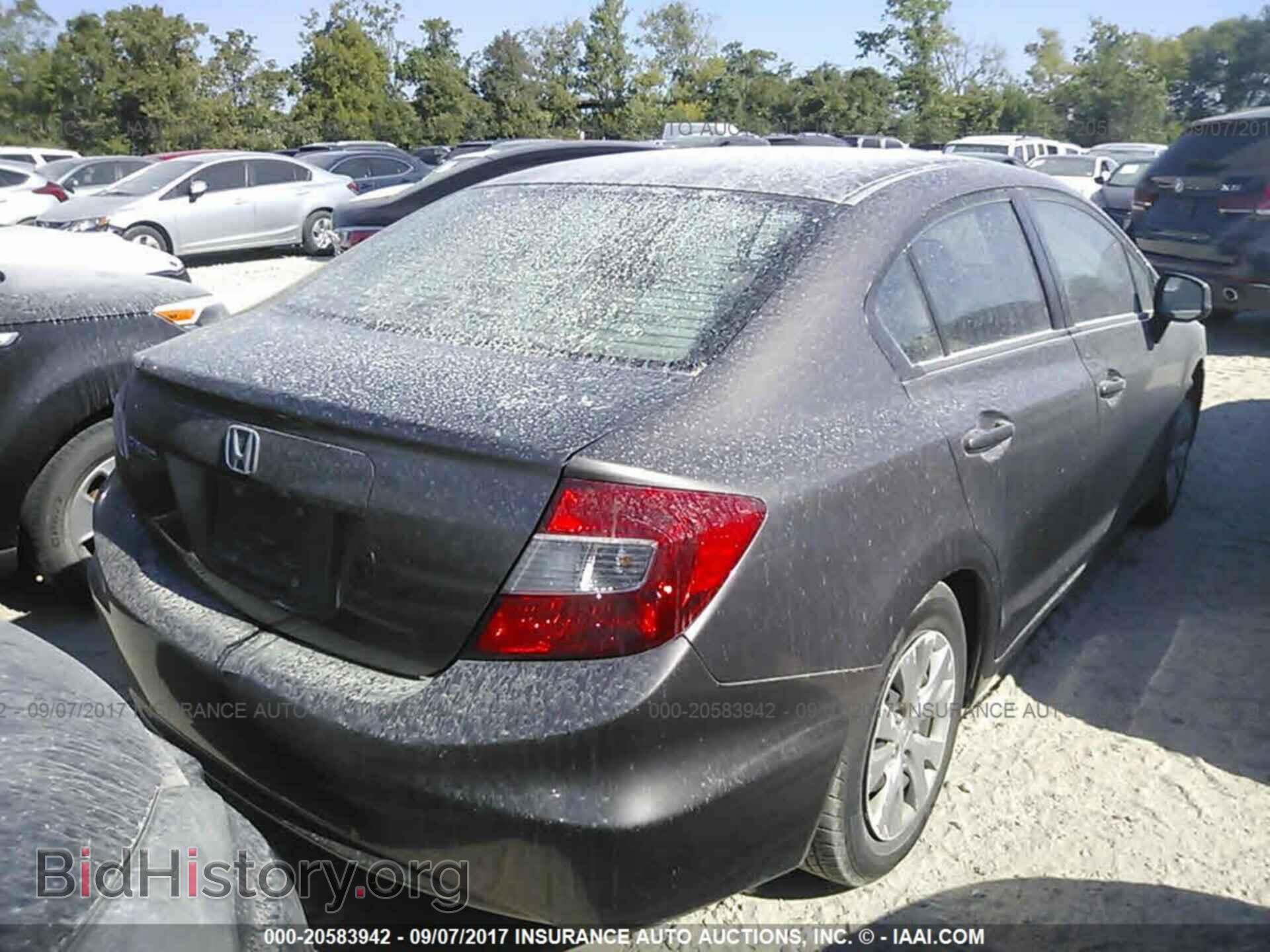 2012 Honda Civic - VIN: 2HGFB2F5XCH610802 - Фото 4