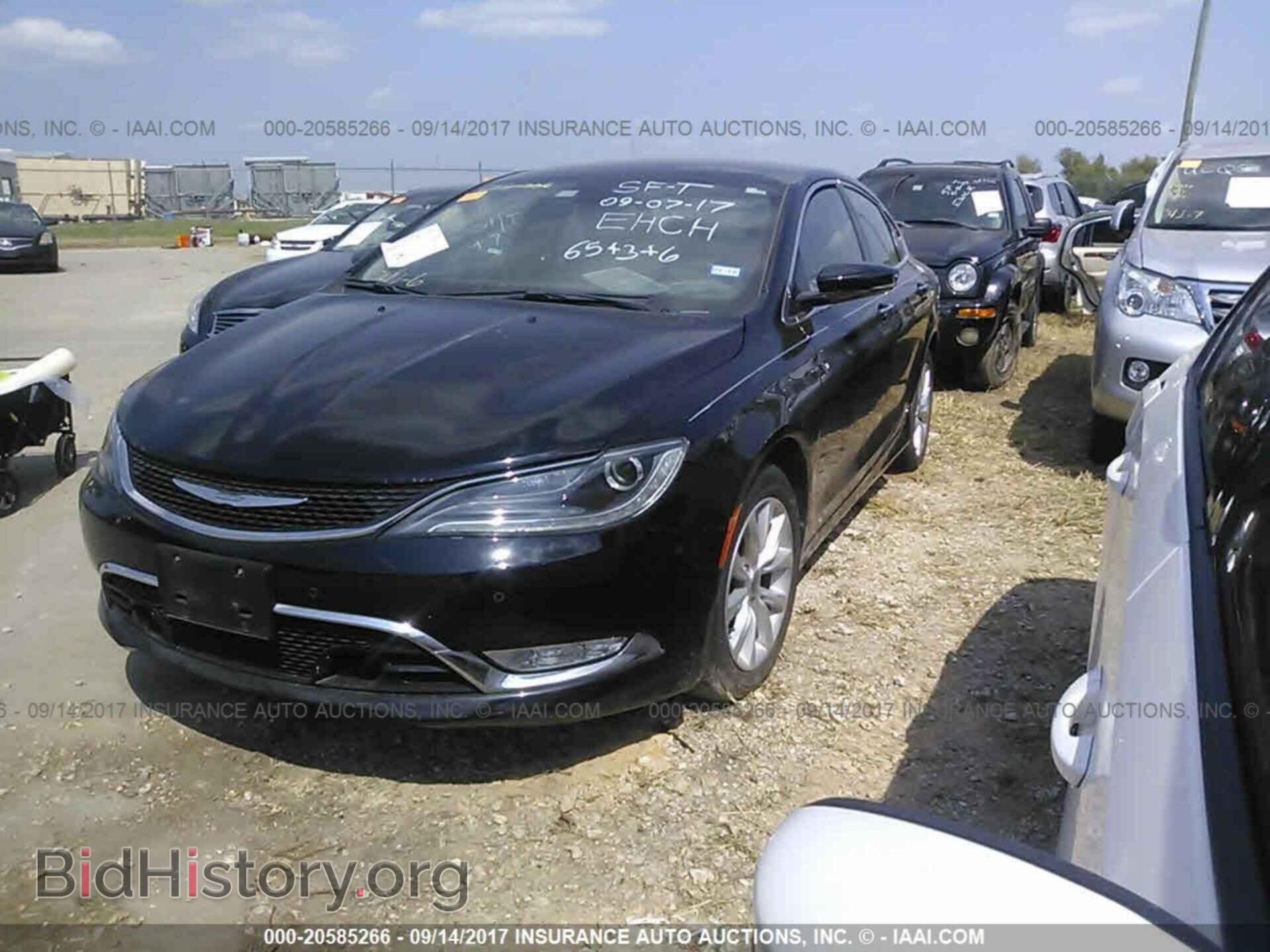 2015 Chrysler 200 - VIN: 1C3CCCCB1FN654346 - Photo 2