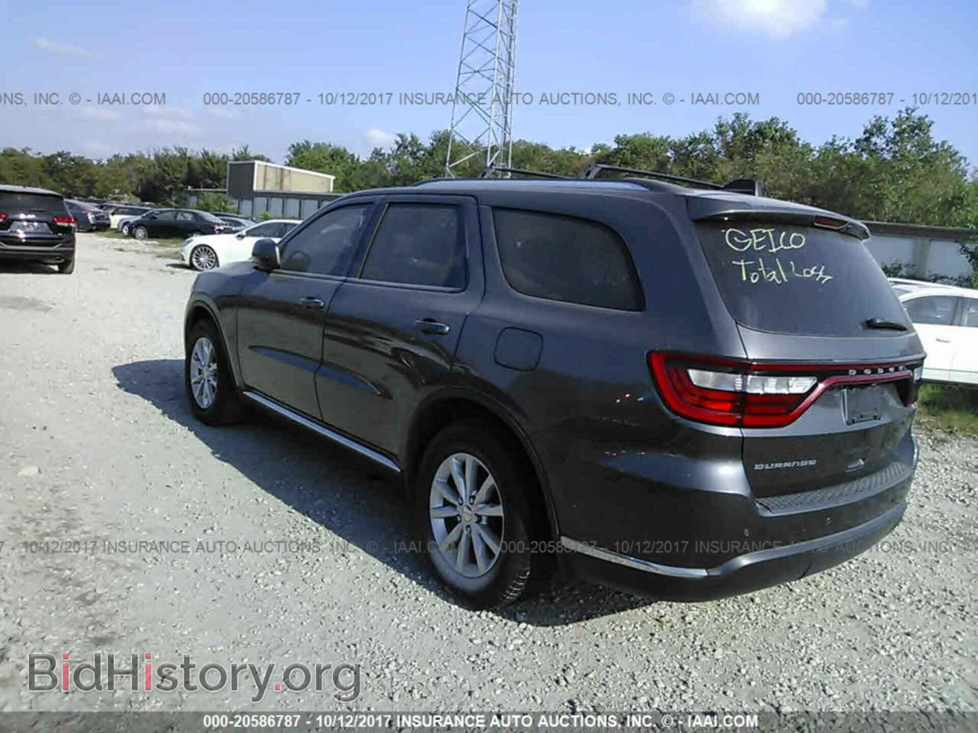 2014 Dodge Durango - VIN: 1C4RDHAGXEC590509 - Фото 3