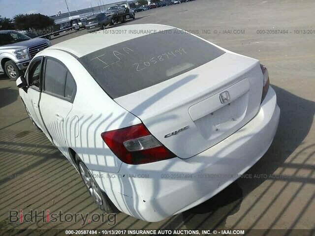 2012 Honda Civic - VIN: 2HGFB2F55CH599871 - Фото 3