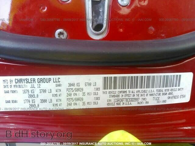 2012 Dodge Ram 1500 - VIN: 1C6RD6FT8CS322997 - Фото 9