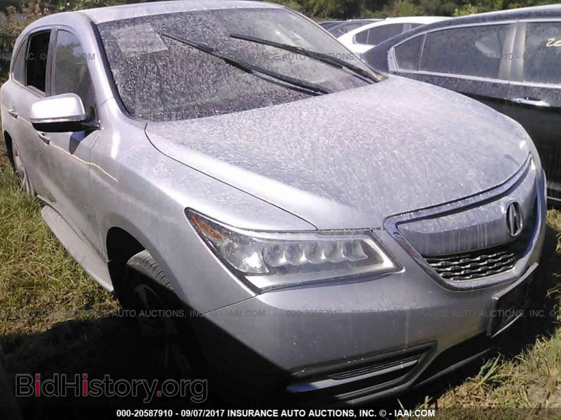 Фотография 5FRYD3H25FB014340 - Acura Mdx 2015