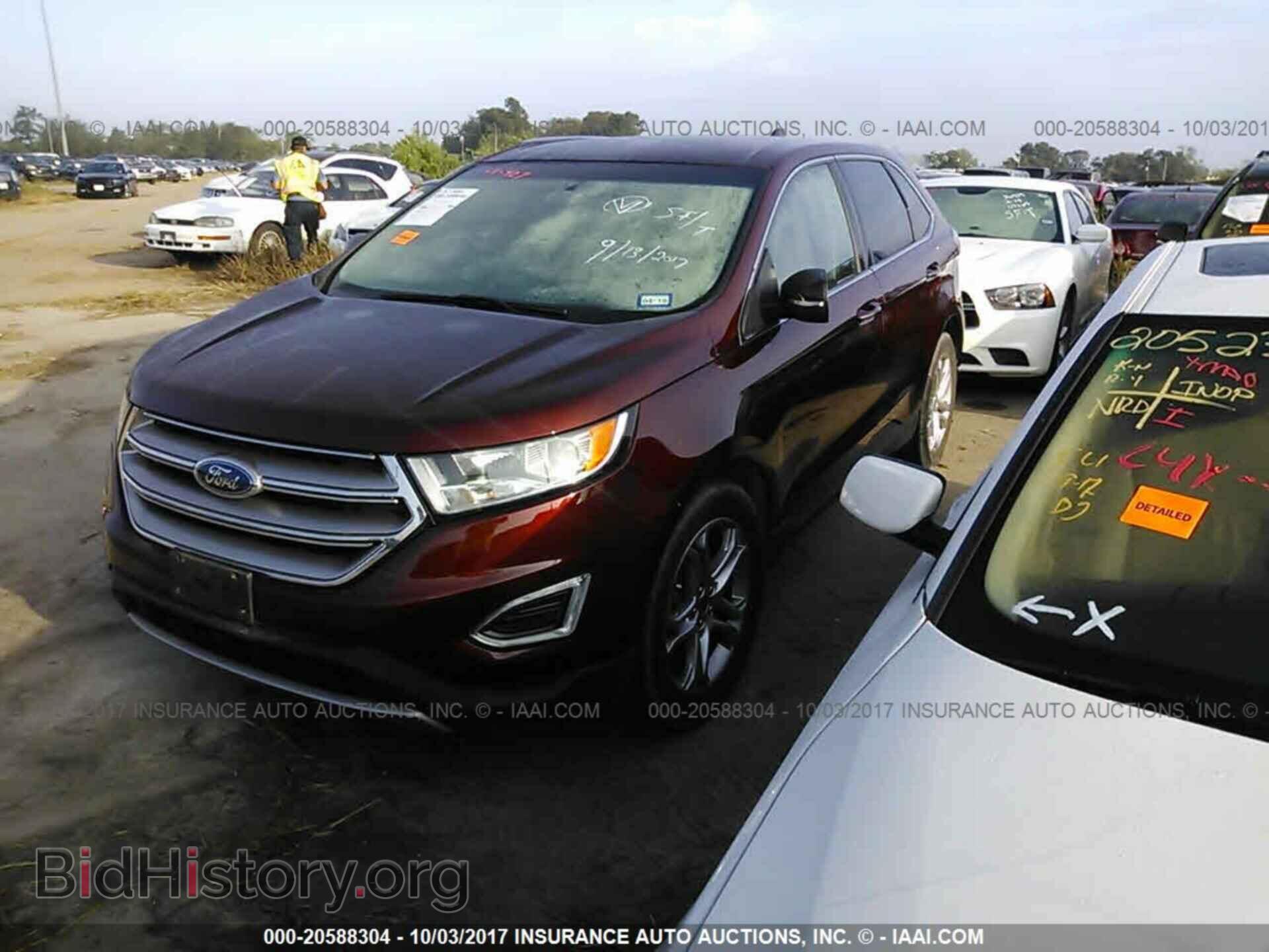 2015 Ford Edge - VIN: 2FMTK3K98FBB35508 - Фото 2