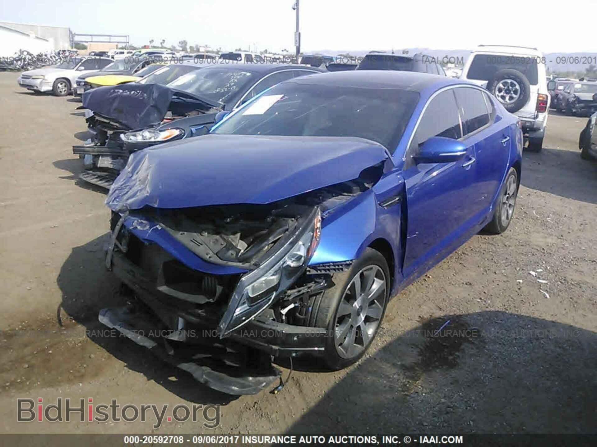 2013 Kia Optima - VIN: 5XXGR4A69DG141085 - Фото 2