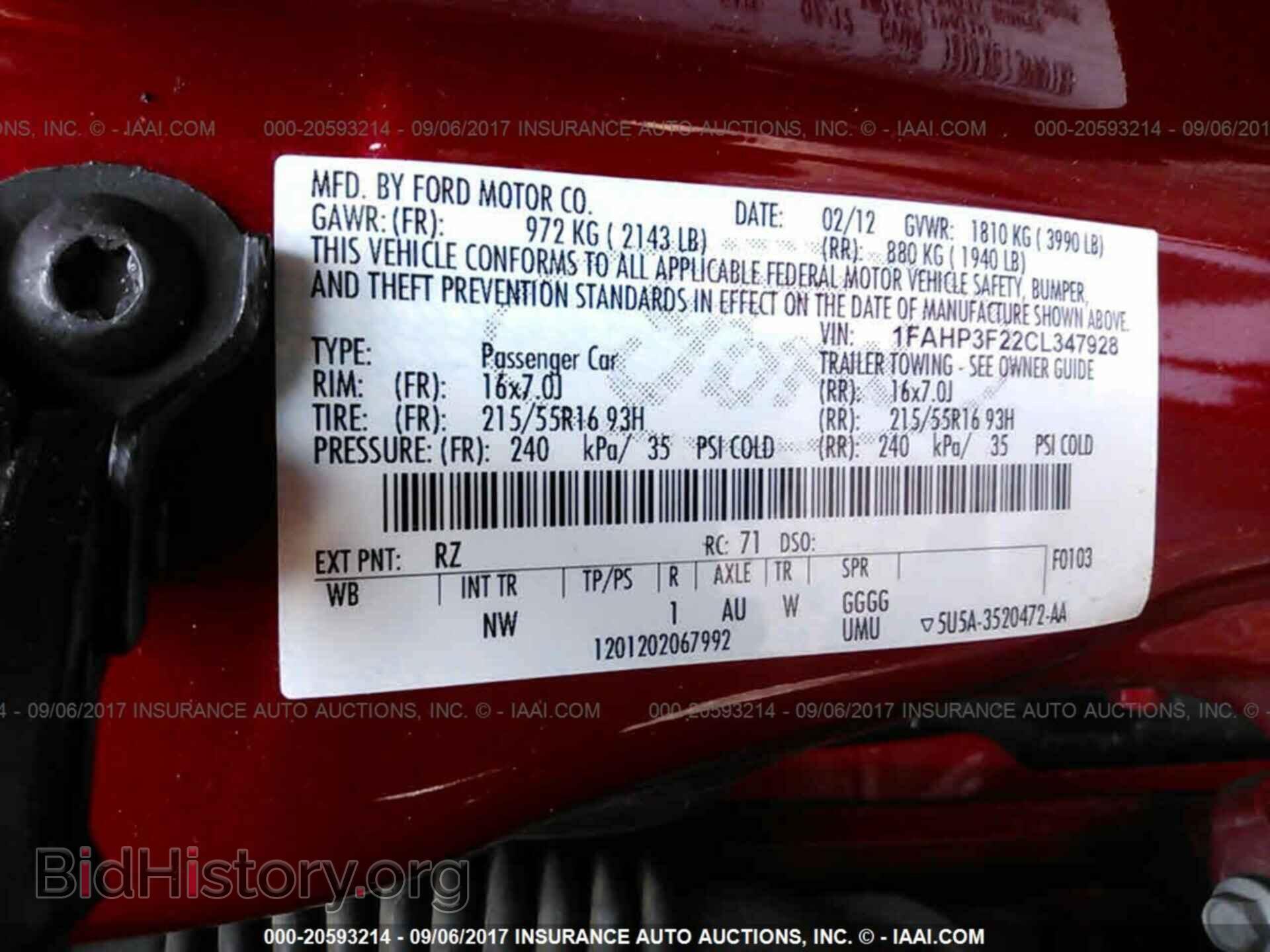 2012 Ford Focus - VIN: 1FAHP3F22CL347928 - Photo 9