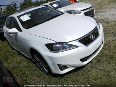 2011 Lexus IS, white — VIN JTHBF5C27B5156705, IAAI