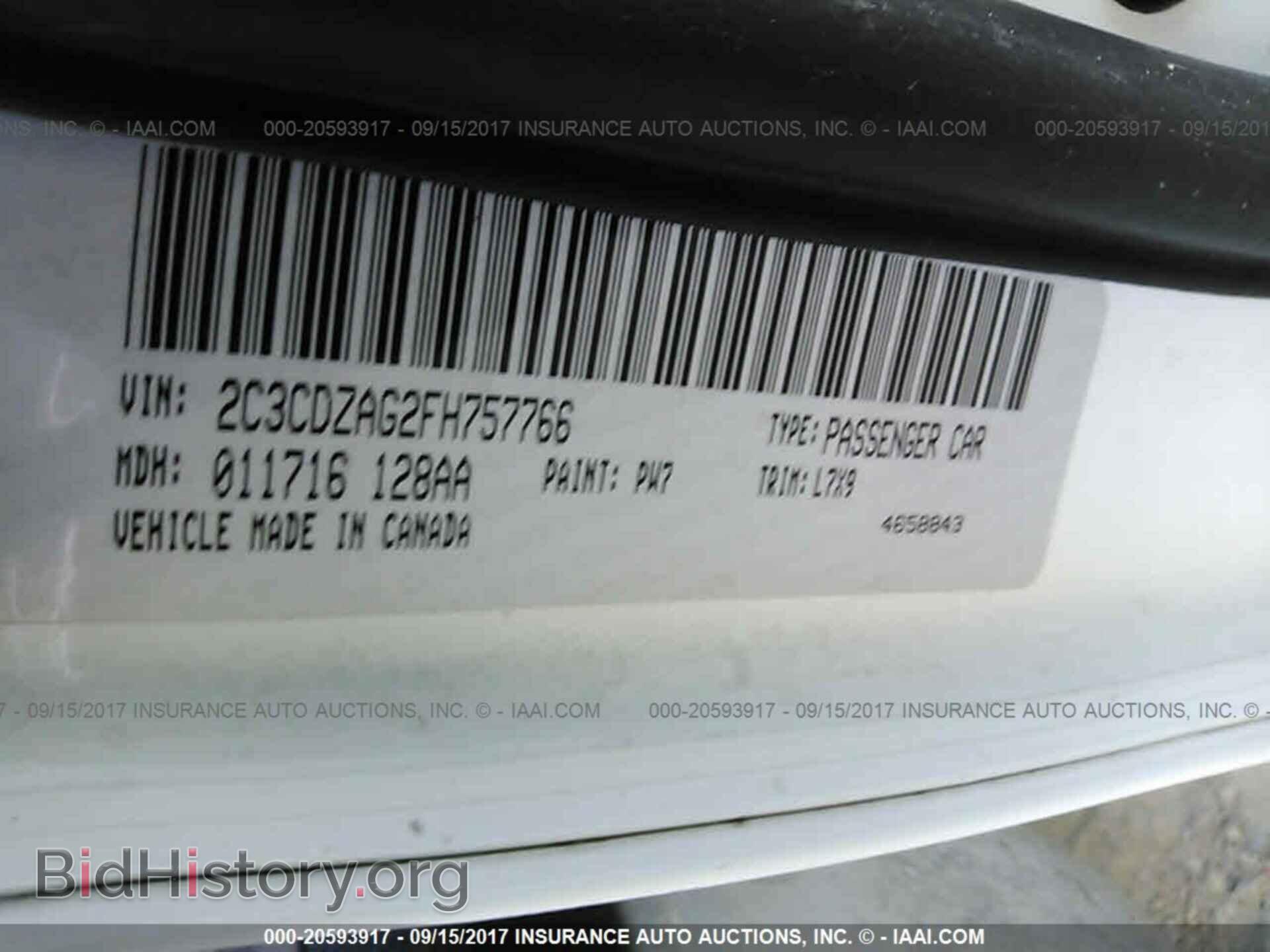 2015 Dodge Challenger - VIN: 2C3CDZAG2FH757766 - Photo 9