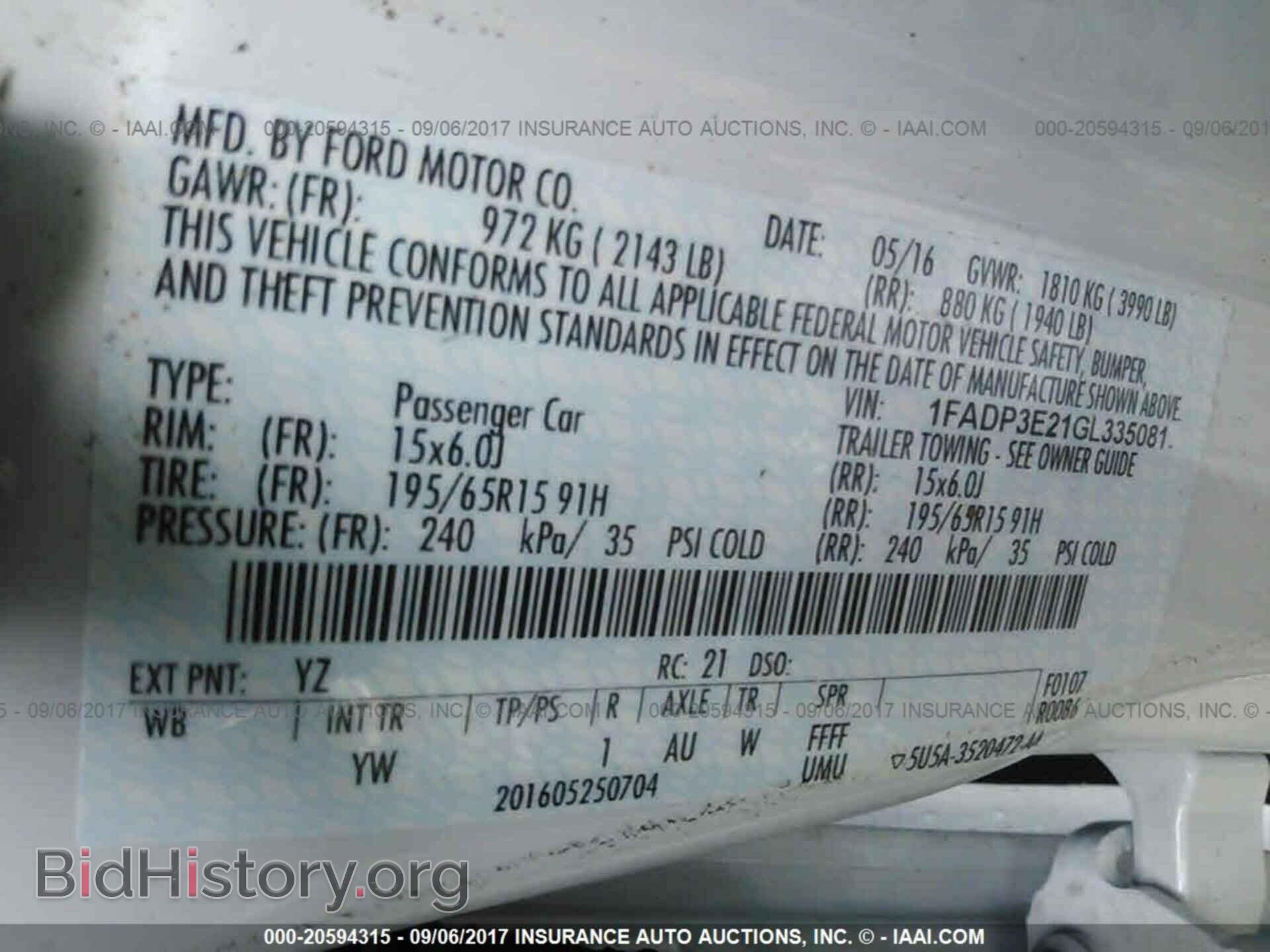 2016 Ford Focus - VIN: 1FADP3E21GL335081 - Photo 9